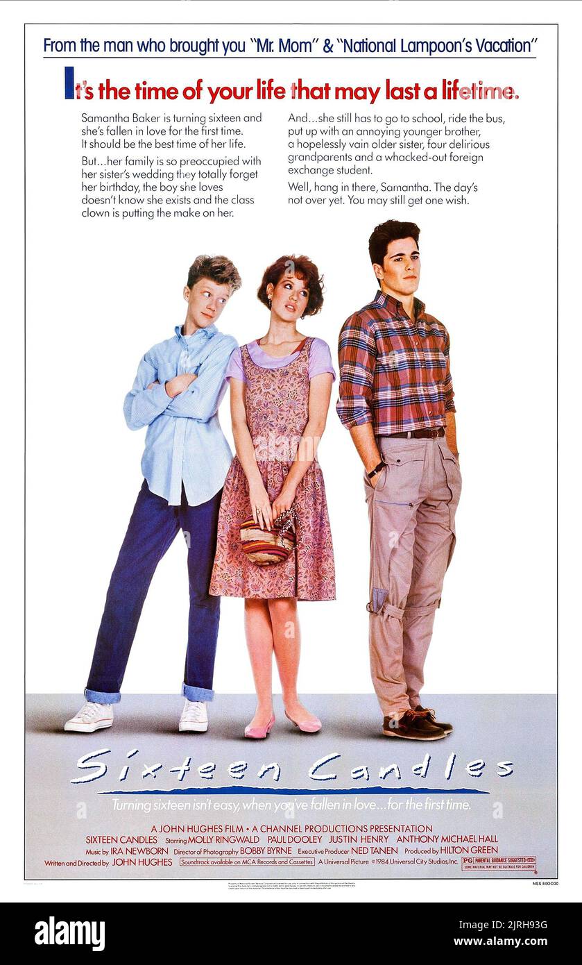ANTHONY MICHAEL HALL, MOLLY RINGWALD, MICHAEL SCHOEFFLING, SIXTEEN