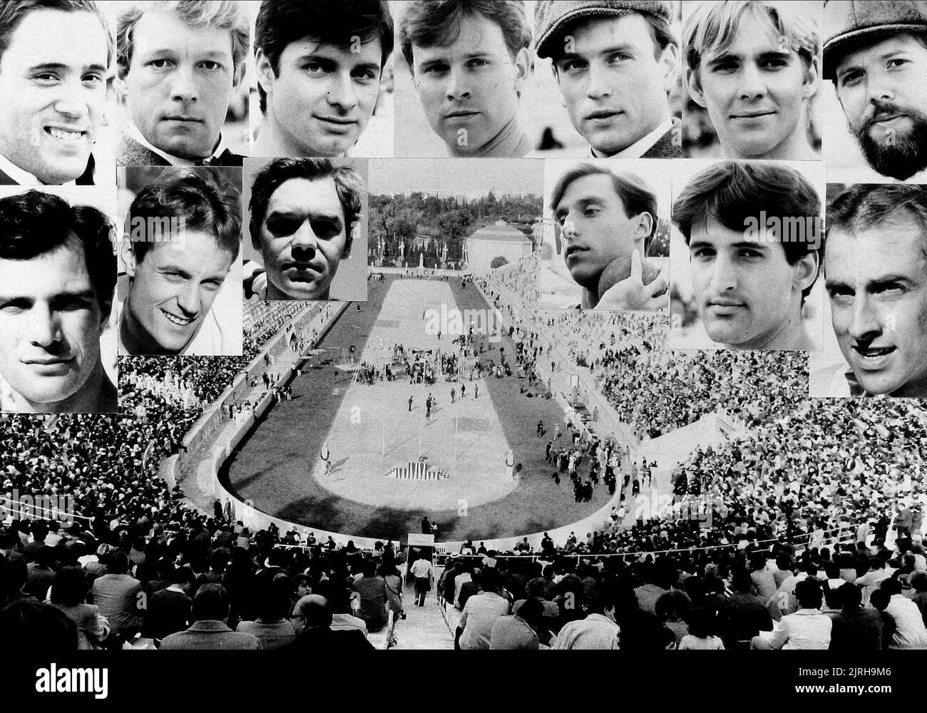 MORTON,GILLIAM,HYDE-WHITE,COBB,CONDER,CONNERY,MERRILL,SWARTZ,FREWER,CARUSO,BLOCK,EDWARDS,ARMSTRONG, THE FIRST OLYMPICS: ATHENS 1896, 1984 Stock Photo