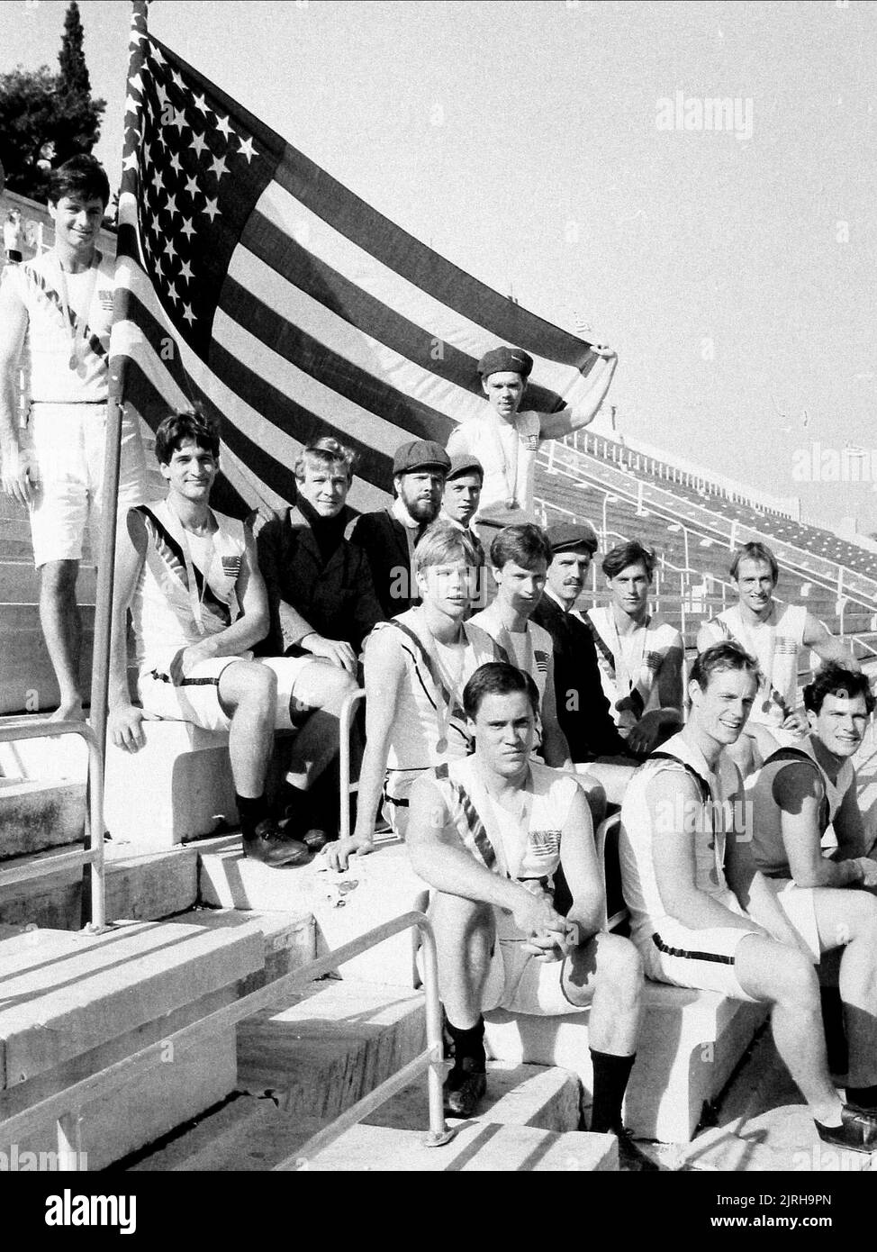 MORTON,FREWER,SWARTZ,CONNERY,COBB,WILEY,BLOCK,ARMSTRONG,EDWARDS,GILLIAM,MERRILL,CONDER,HYDE-WHITE,CARUSO, THE FIRST OLYMPICS: ATHENS 1896, 1984 Stock Photo