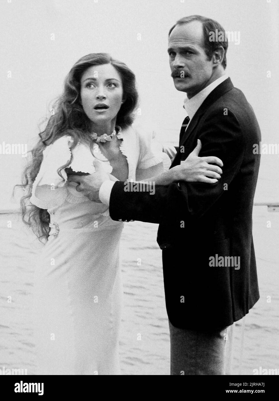 JANE SEYMOUR, GERALD MCRANEY, THE HAUNTING PASSION, 1983 Stock Photo