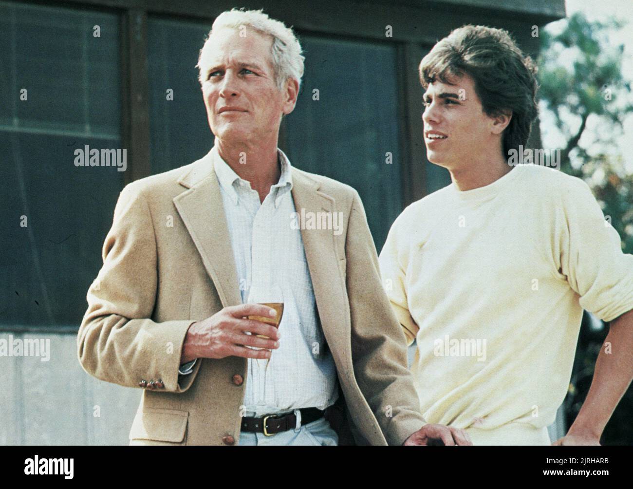 Son paul. Скотт Нью́ман. Пол Ньюман с сыном. Harry & son’ (1984). Пол Ньюман 2004 год.