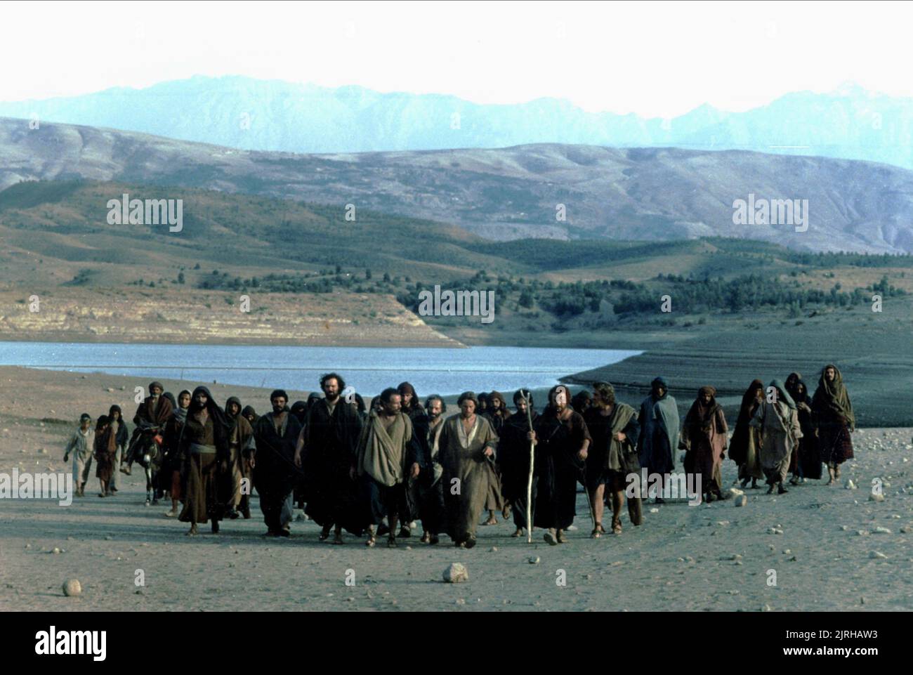 WILLEM DAFOE, HARVEY KEITEL, THE LAST TEMPTATION OF CHRIST, 1988 Stock