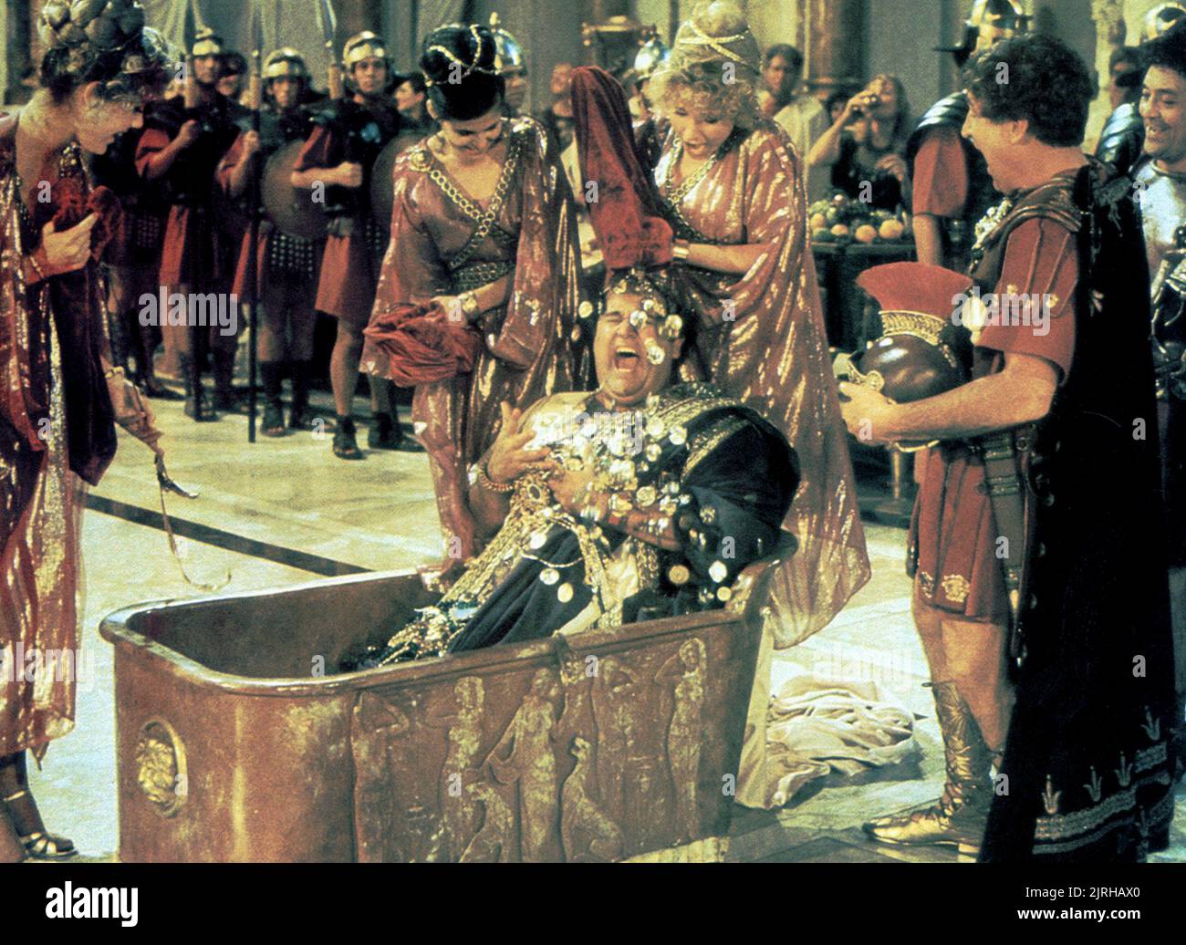SCENE WITH DOM DELUISE, HISTORY OF THE WORLD PART 1, 1981 Stock Photo