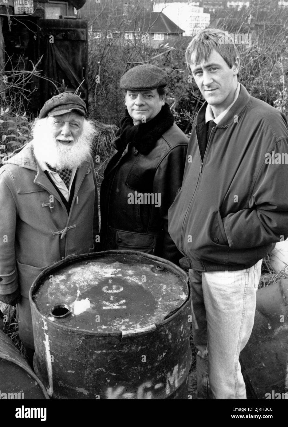 BUSTER MERRYFIELD, DAVID JASON, NICHOLAS LYNDHURST, ONLY FOOLS AND HORSES, 1982 Stock Photo