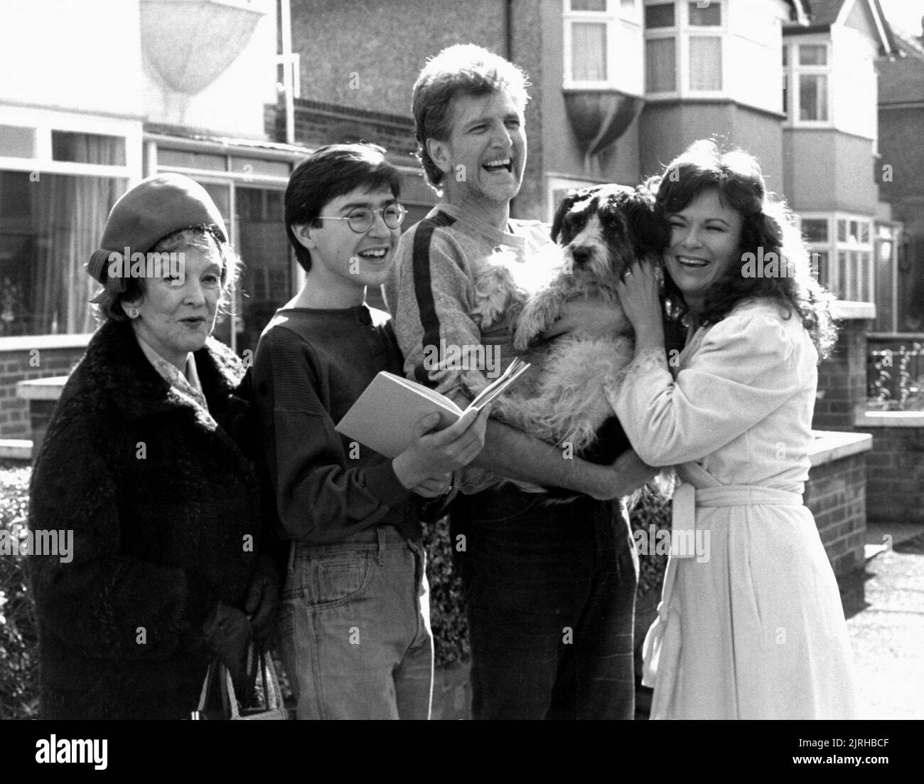 BERYL REID, GIAN SAMMARCO, STEPHEN MOORE, JULIE WALTERS, THE SECRET DIARY OF ADRIAN MOLE, 1985 Stock Photo