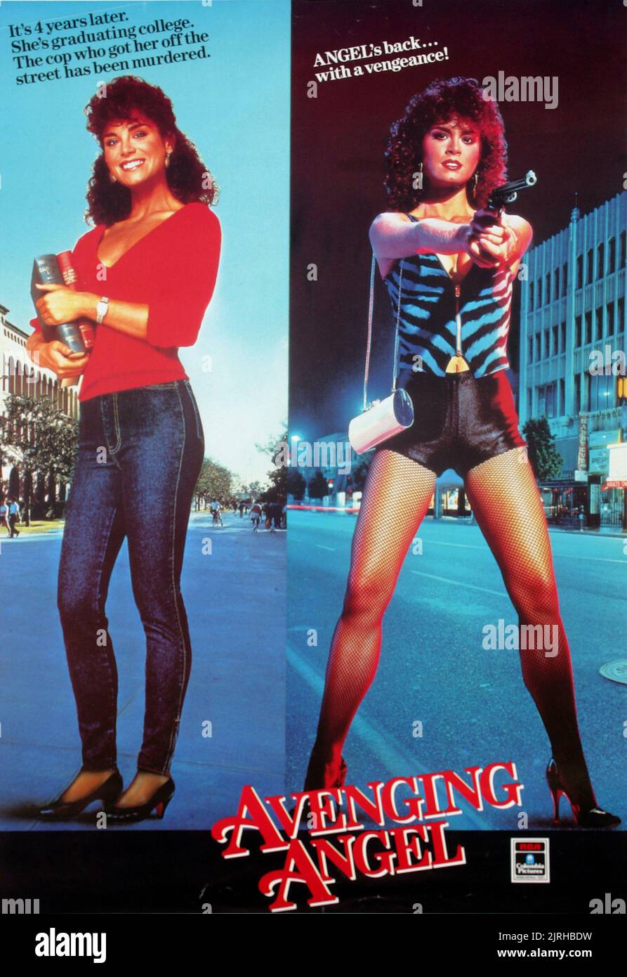 BETSY RUSSELL POSTER, AVENGING ANGEL, 1985 Stock Photo