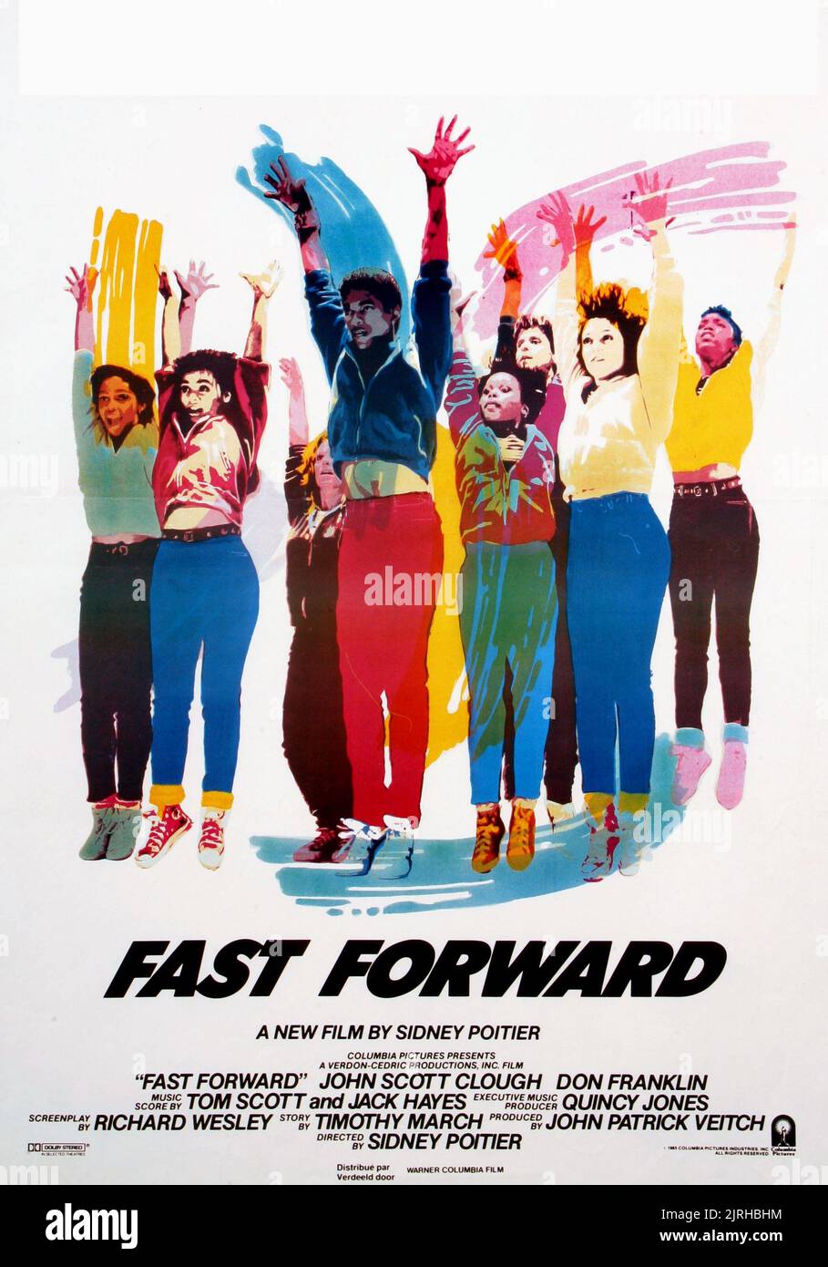FILM POSTER, FAST FORWARD, 1985 Stock Photo