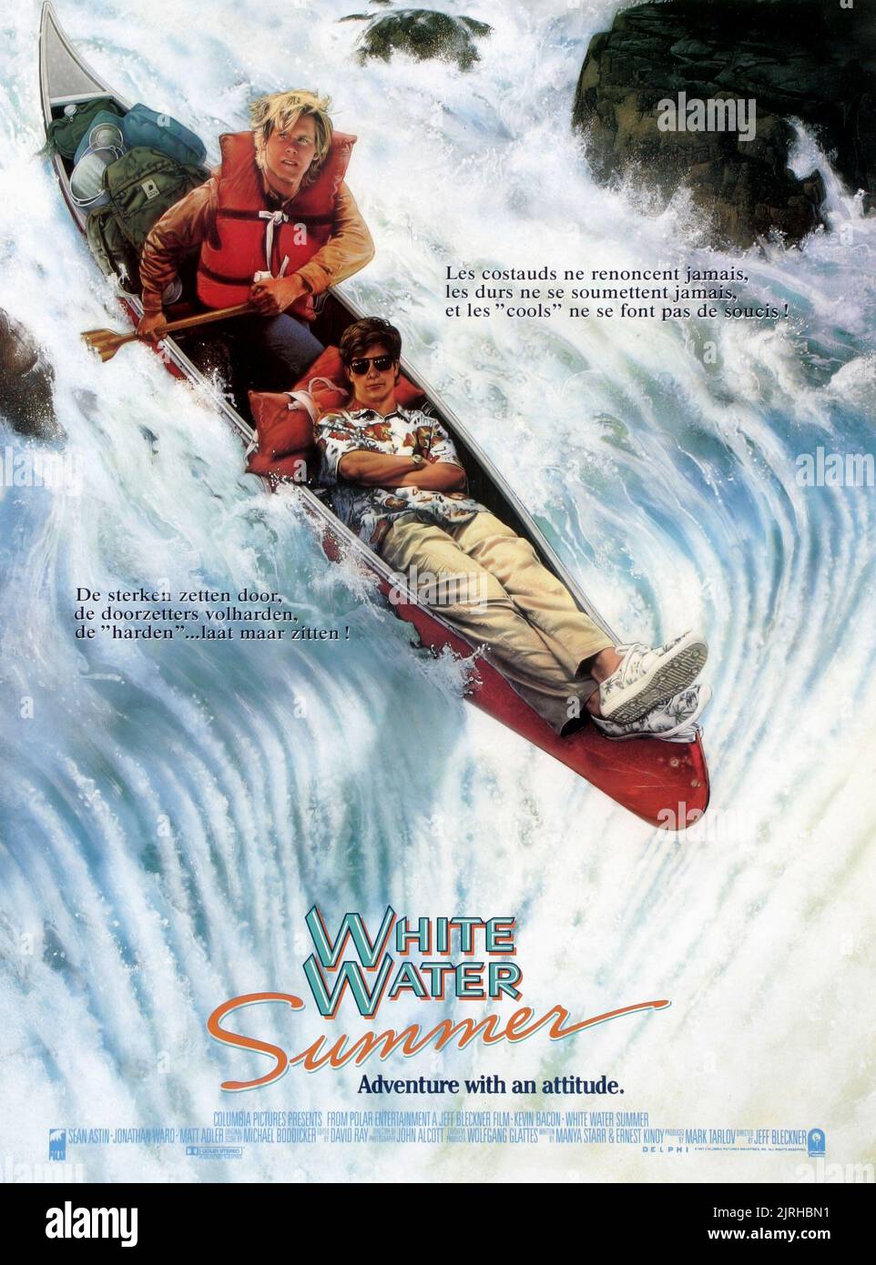 FILM POSTER, WHITE WATER SUMMER, 1987 Stock Photo Alamy