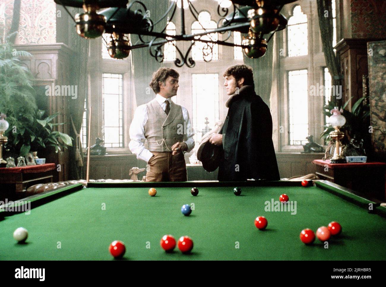 MARTIN SHAW, NICHOLAS CLAY, THE HOUND OF THE BASKERVILLES, 1983 Stock