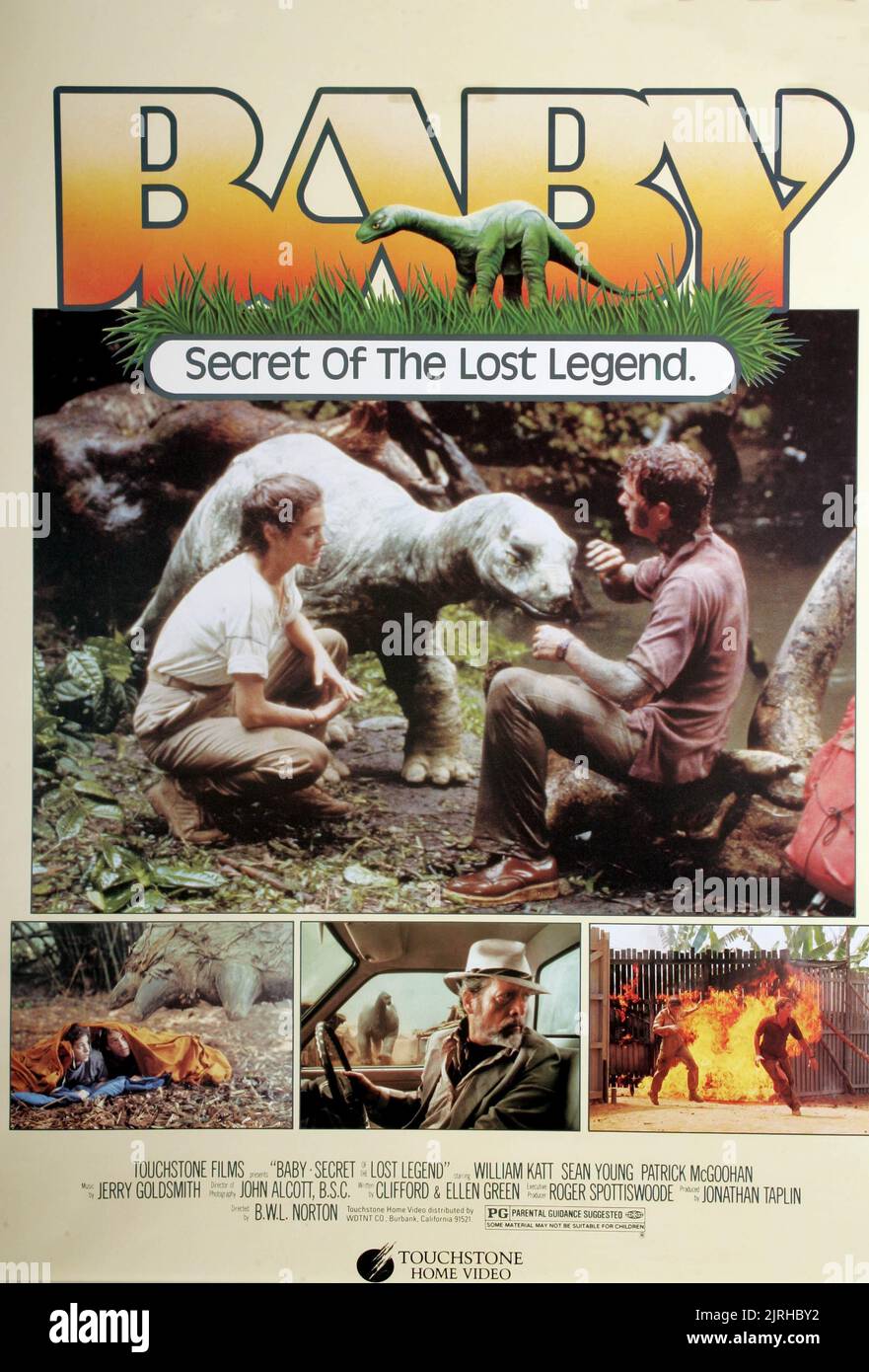 FILM POSTER, BABY: SECRET OF THE LOST LEGEND, 1985 Stock Photo