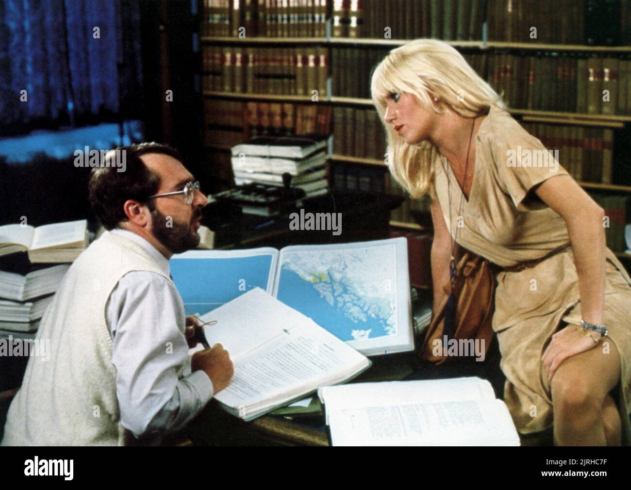 SCENE WITH SUZANNE SOMERS, NOTHING PERSONAL, 1980 Stock Photo