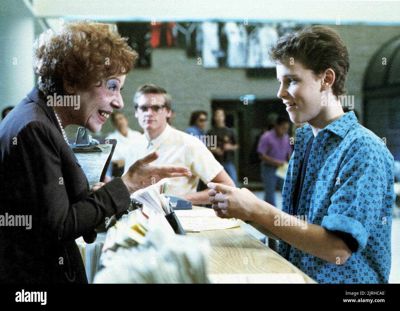 HELEN HANFT, COREY HAIM, LICENSE TO DRIVE, 1988 Stock Photo Alamy
