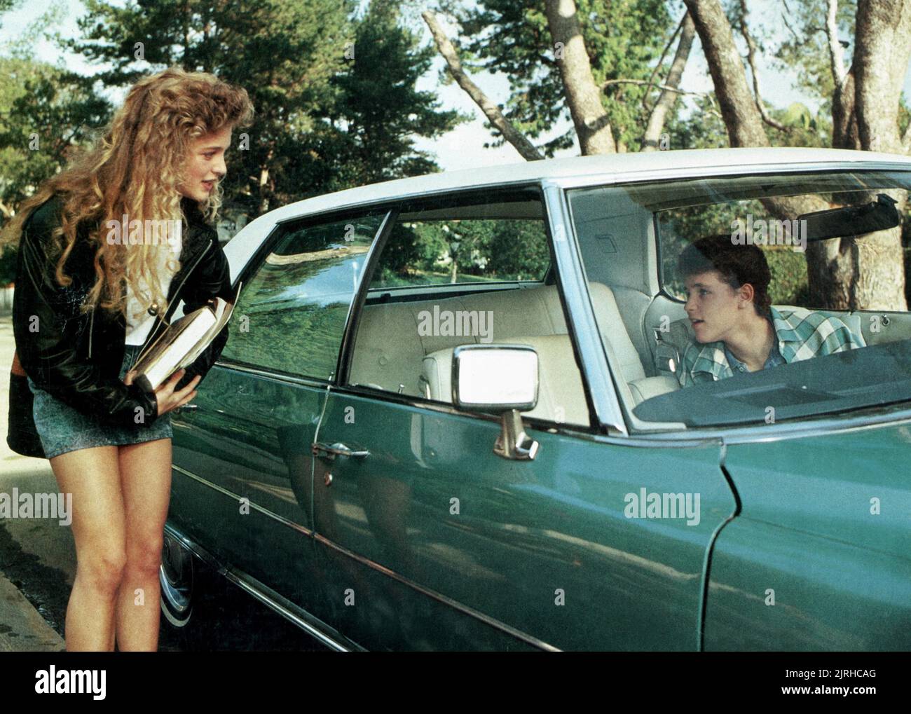 HEATHER GRAHAM, COREY HAIM, LICENSE TO DRIVE, 1988 Stock Photo Alamy