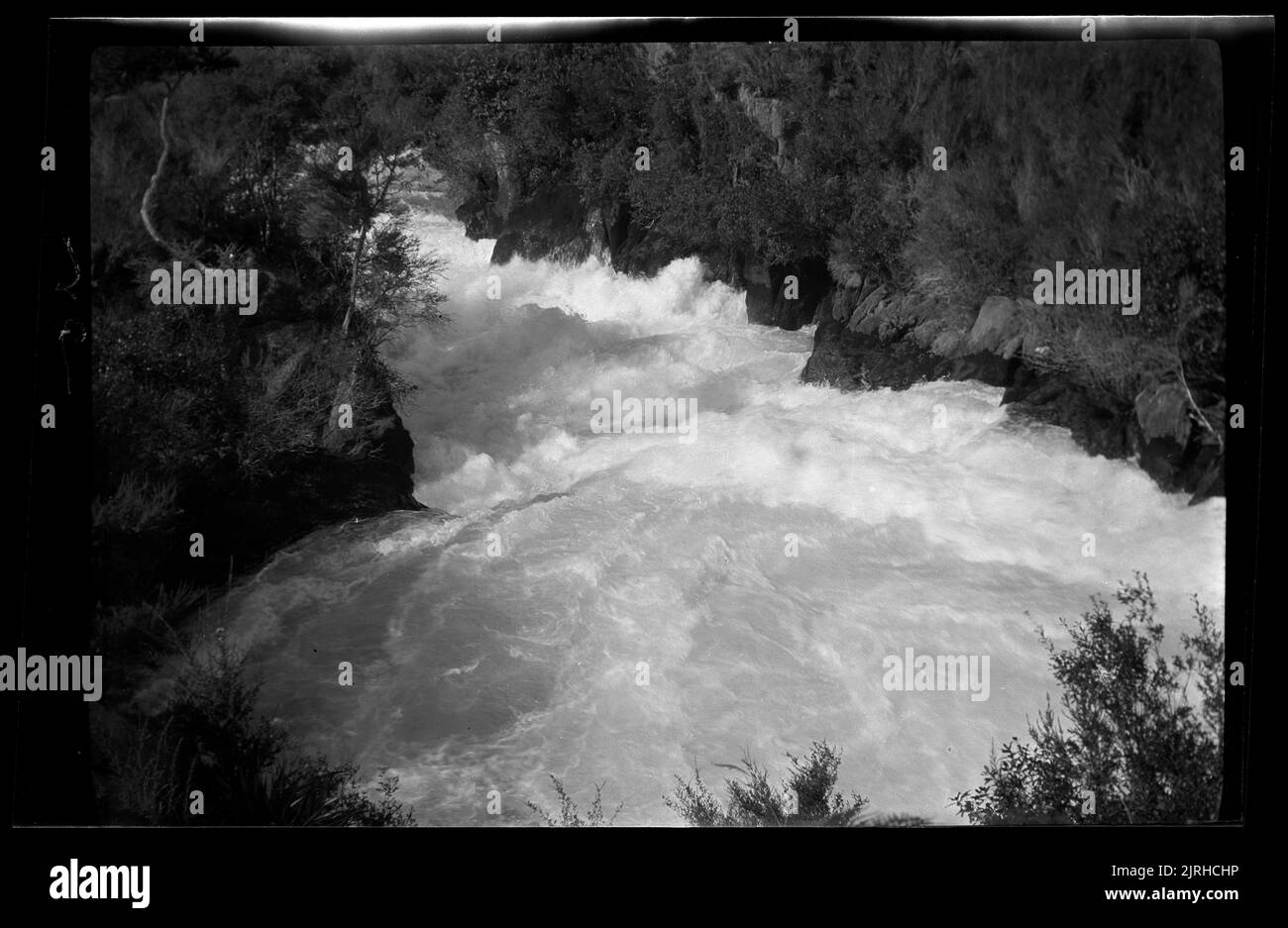 [North Island river], 1920s-1930s, North Island, by Roland Searle Stock ...