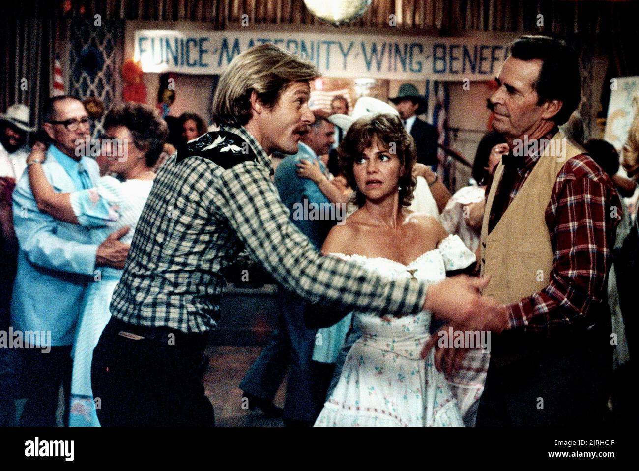 BRIAN KERWIN, SALLY FIELD, JAMES GARNER, MURPHY'S ROMANCE, 1985 Stock