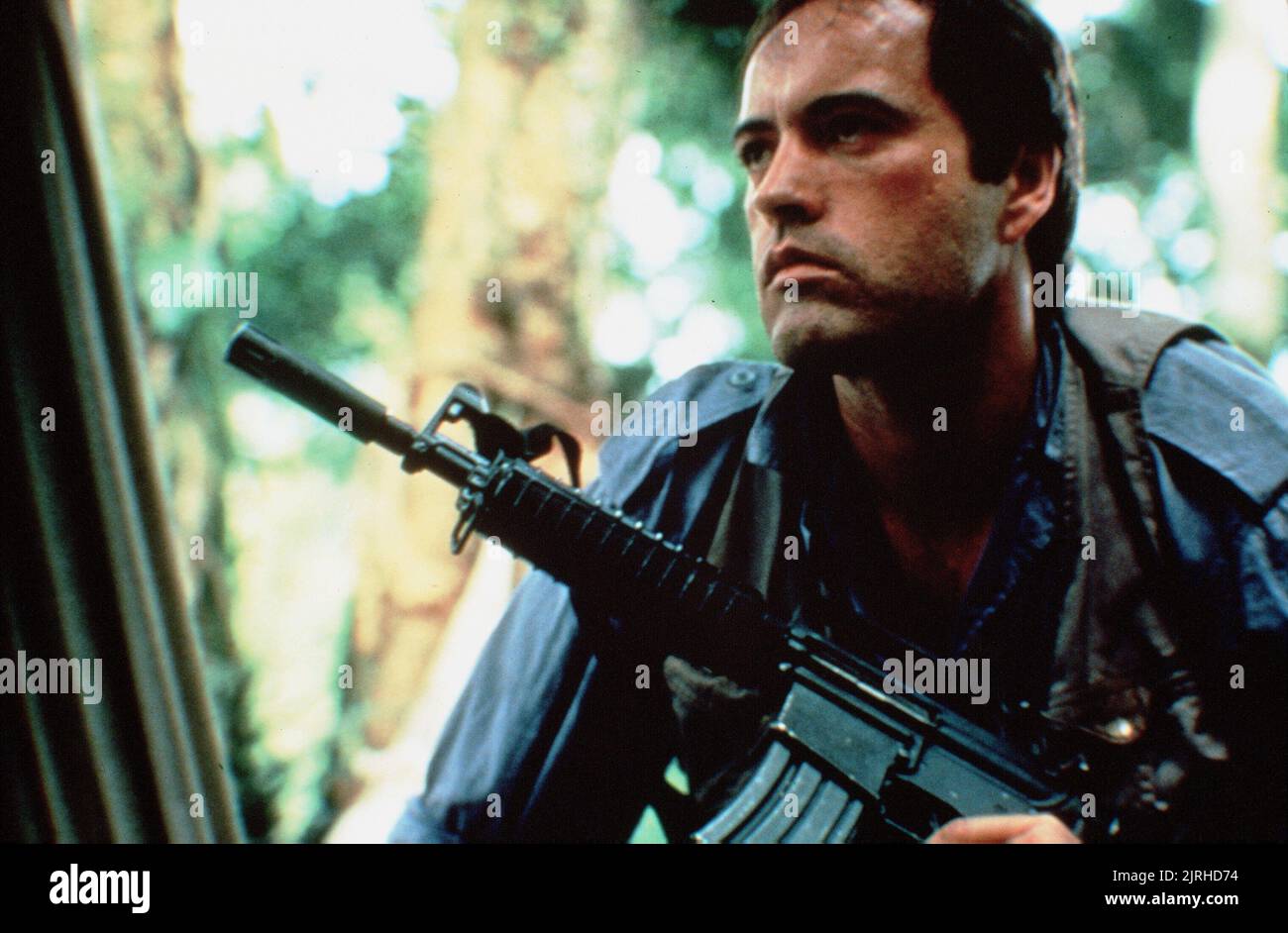 POWERS BOOTHE, THE EMERALD FOREST, 1985 Stock Photo