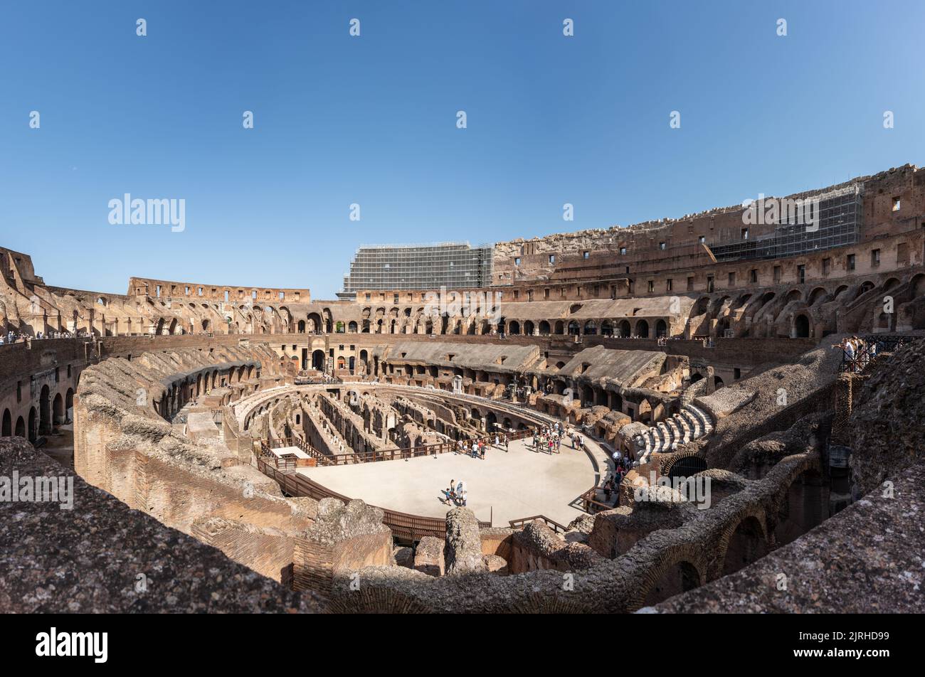 the magnificent wonder of the colosseum in rome Stock Photo Alamy