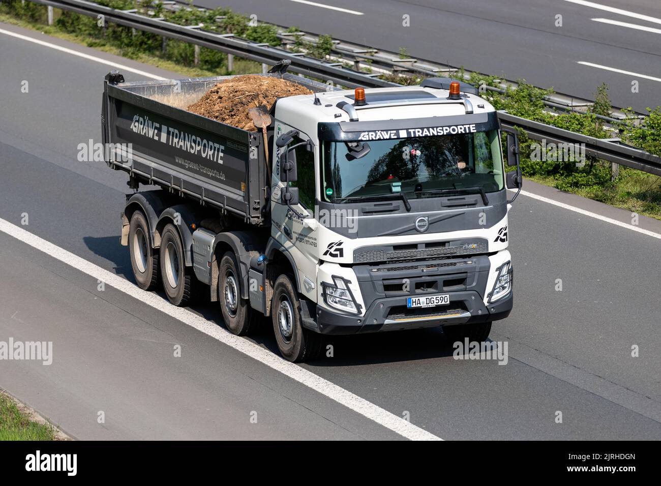 Raasepori, Finland. May 27, 2021. Volvo Trucks Finland presents new Volvo  FMX 540 Xpro Winter as part of their new range Stock Photo - Alamy