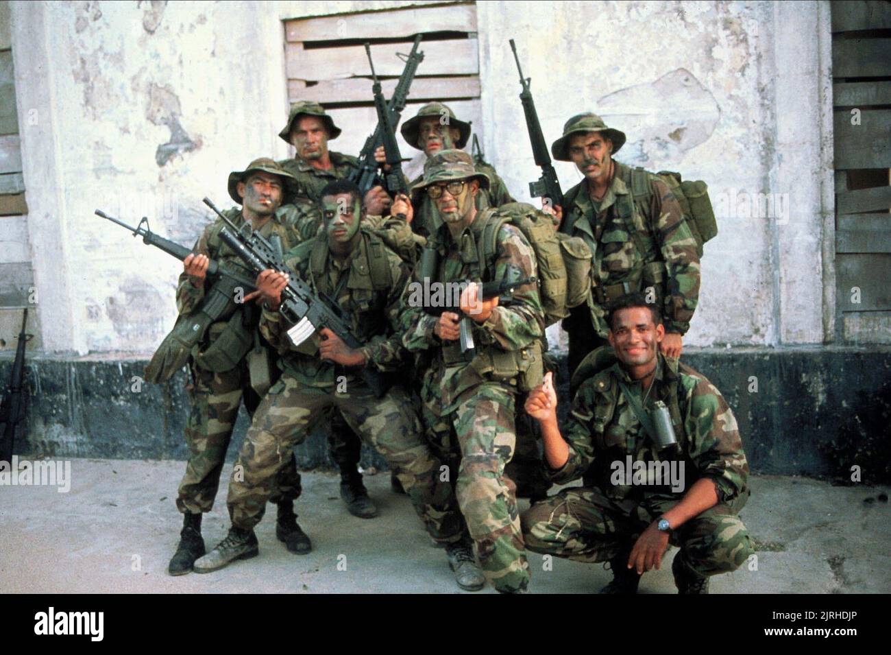 MARIO VAN PEEBLES, CAST, HEARTBREAK RIDGE, 1986 Stock Photo - Alamy