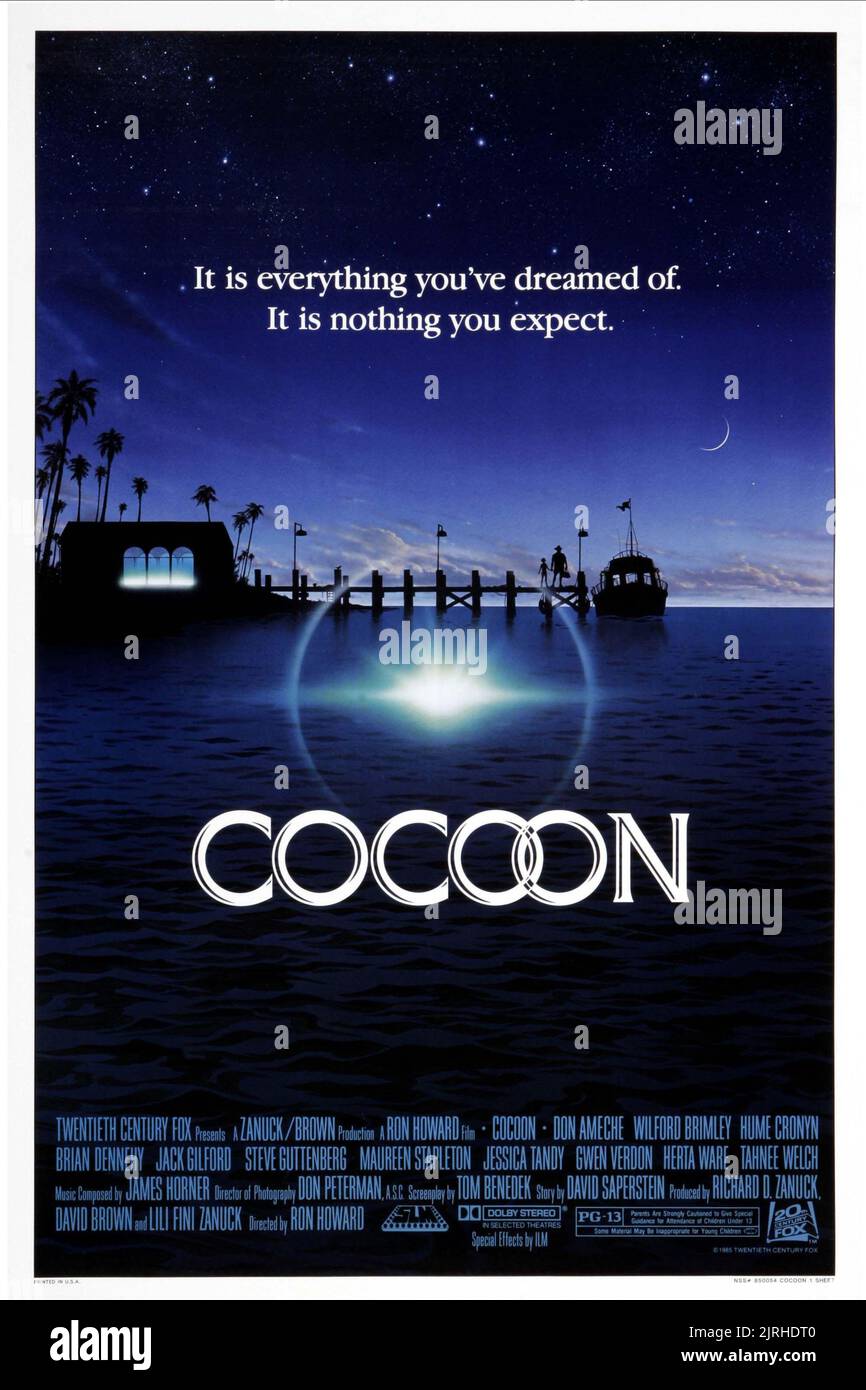 Cocoon film poster 1985 hi-res stock photography and images - Alamy