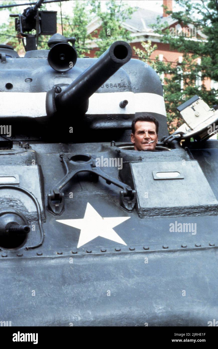 JAMES GARNER IN TANK, TANK, 1984 Stock Photo Alamy