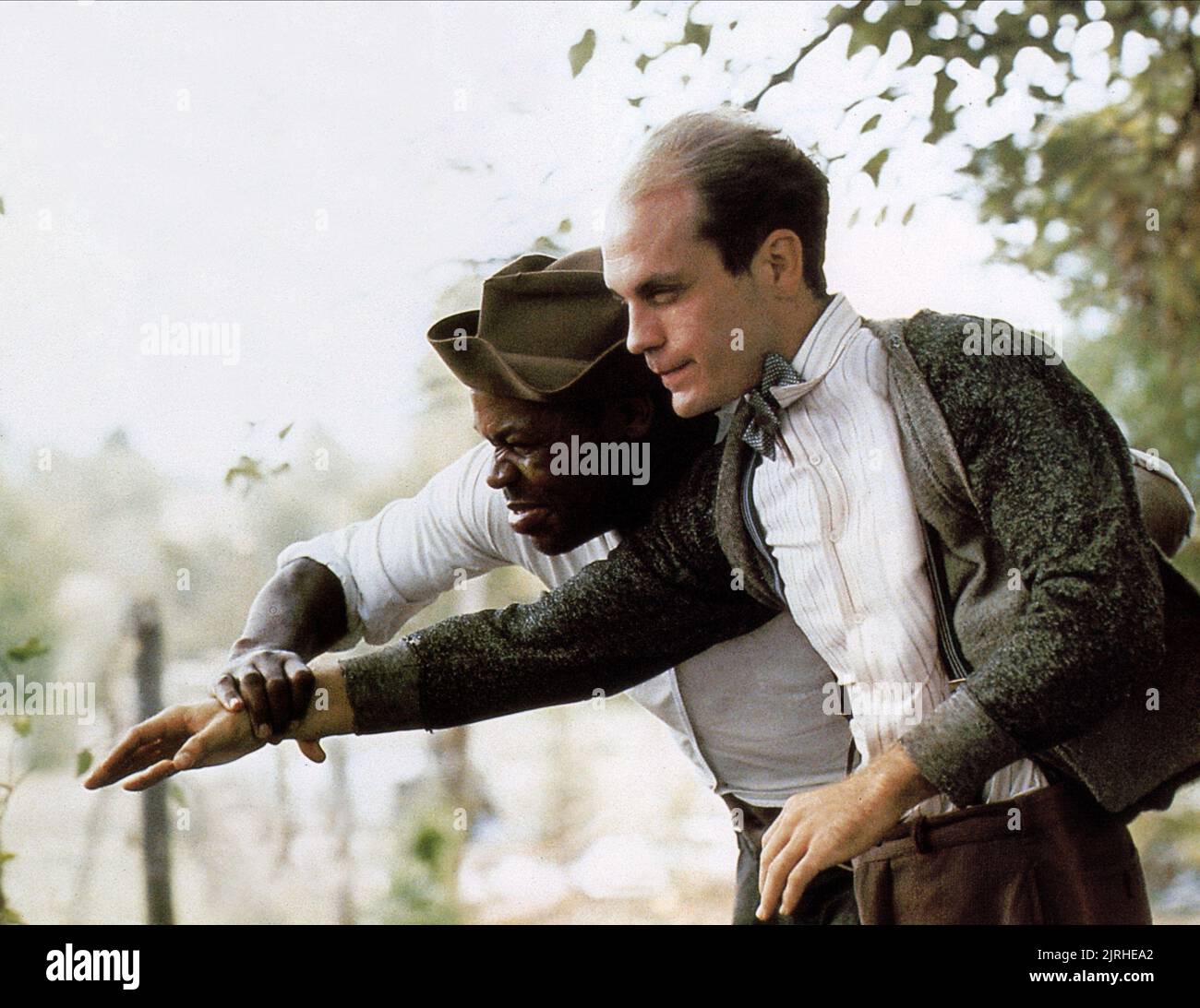 DANNY GLOVER, JOHN MALKOVICH, PLACES IN THE HEART, 1984 Stock Photo