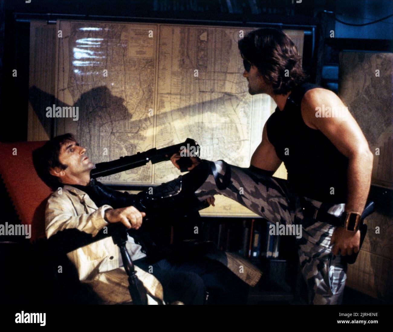 HARRY DEAN STANTON, KURT RUSSELL, ESCAPE FROM NEW YORK, 1981 Stock Photo