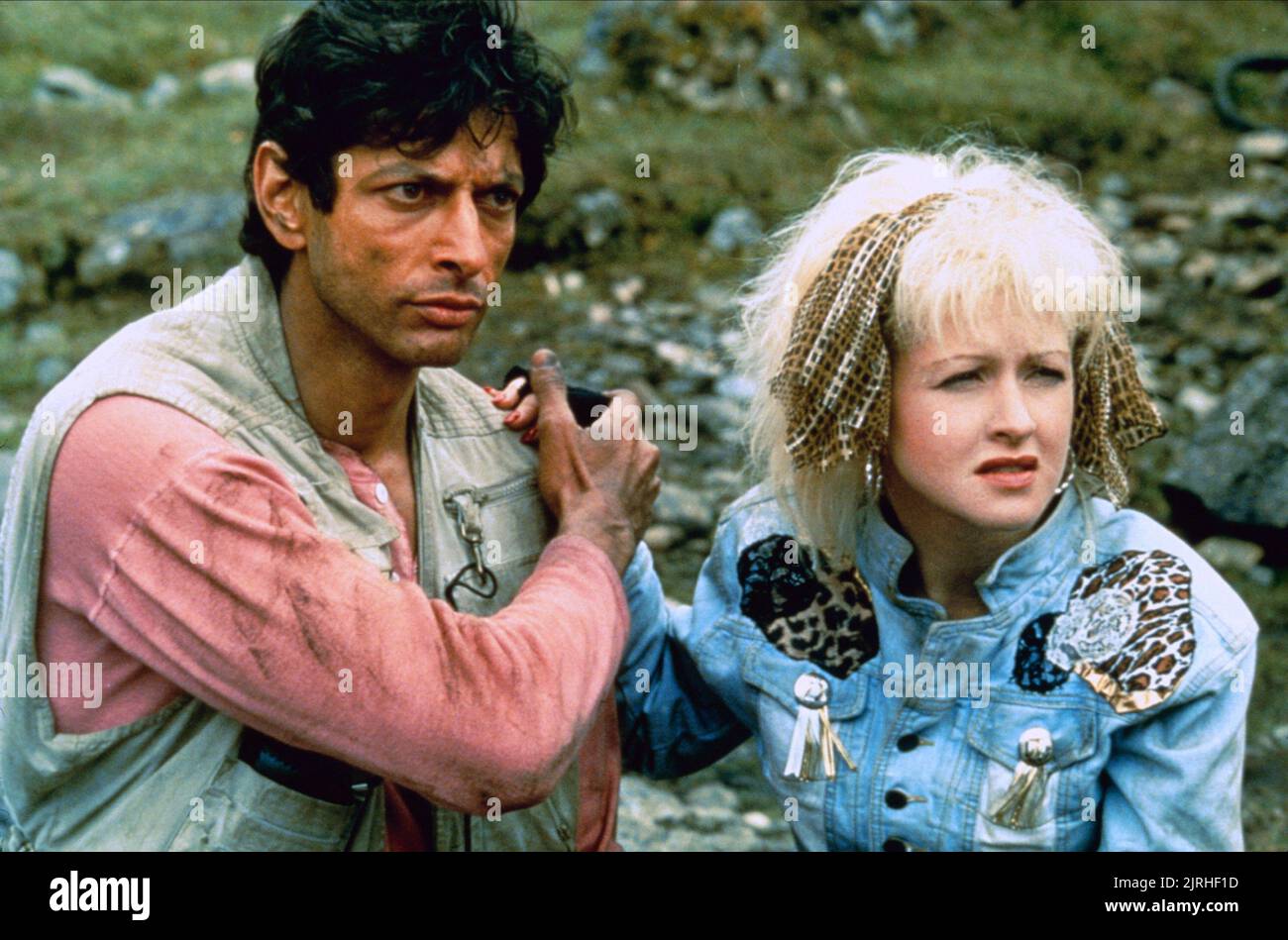 JEFF GOLDBLUM, CYNDI LAUPER, VIBES, 1988 Stock Photo Alamy