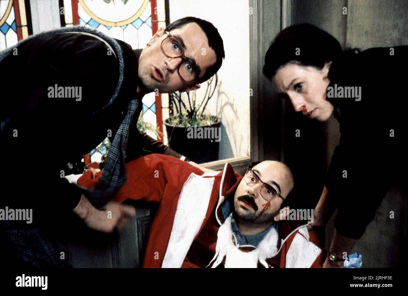THIERRY LHERMITTE, GERARD JUGNOT, ANEMONE, LE PERE NOEL EST UNE ORDURE, 1982 Stock Photo