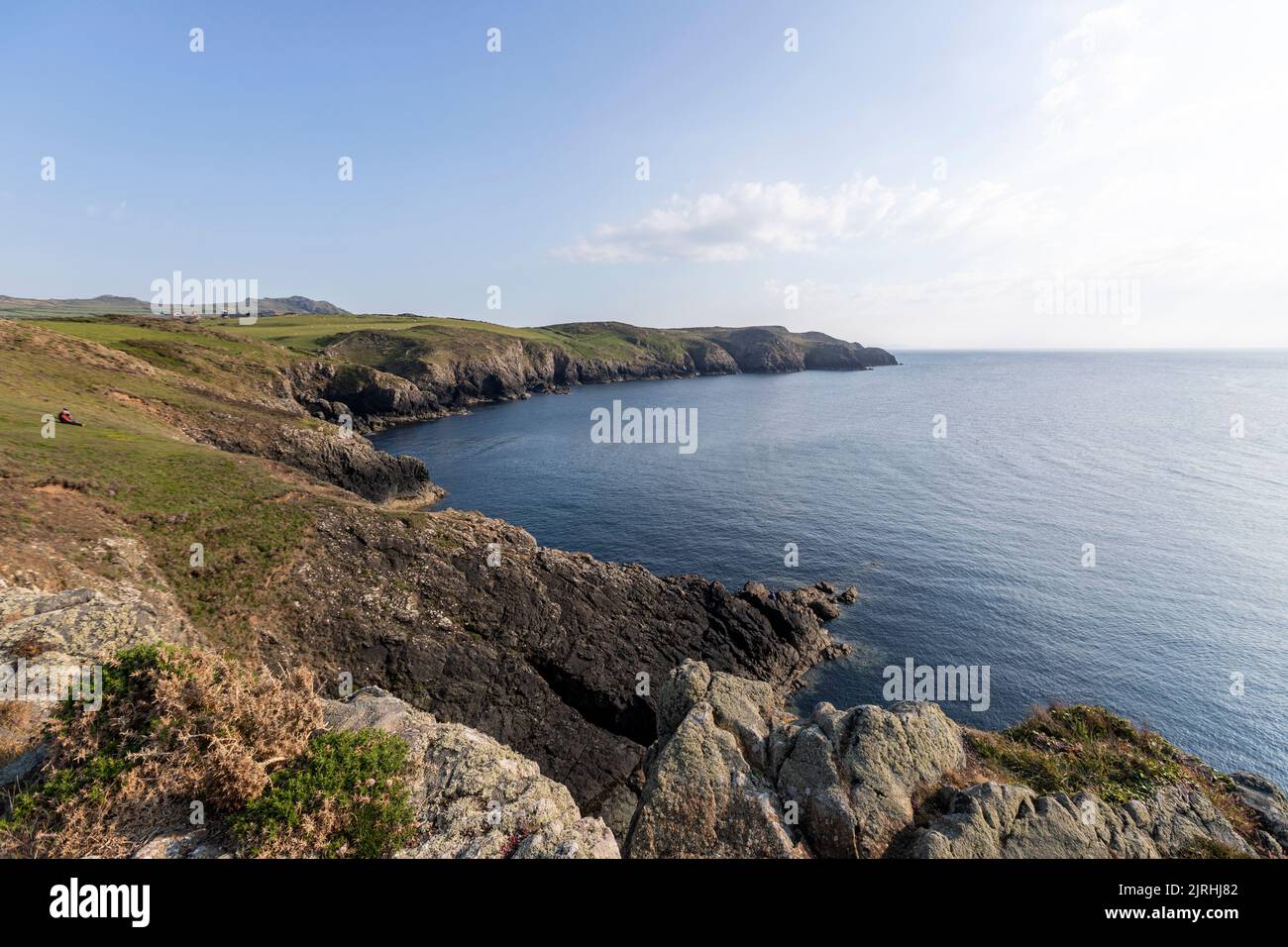 Carreg Onnen Bay, Strumble Head, Pembrokeshire, , Wales, UK Stock Photo