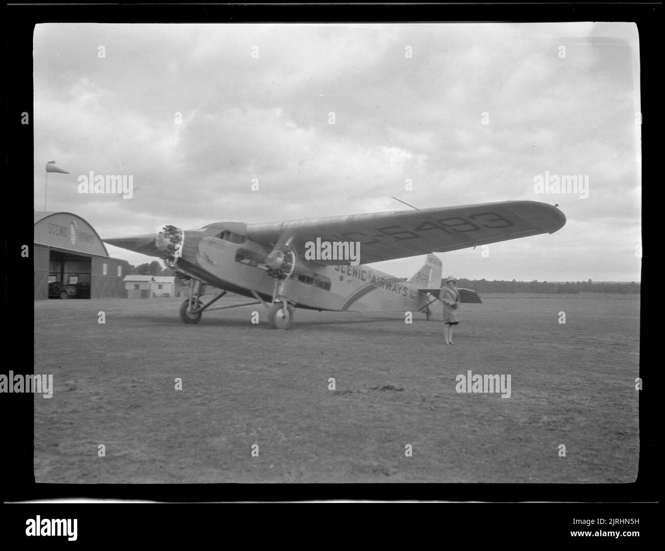 Passenger aeroplane, 1929, United States, maker unknown. Stock Photo