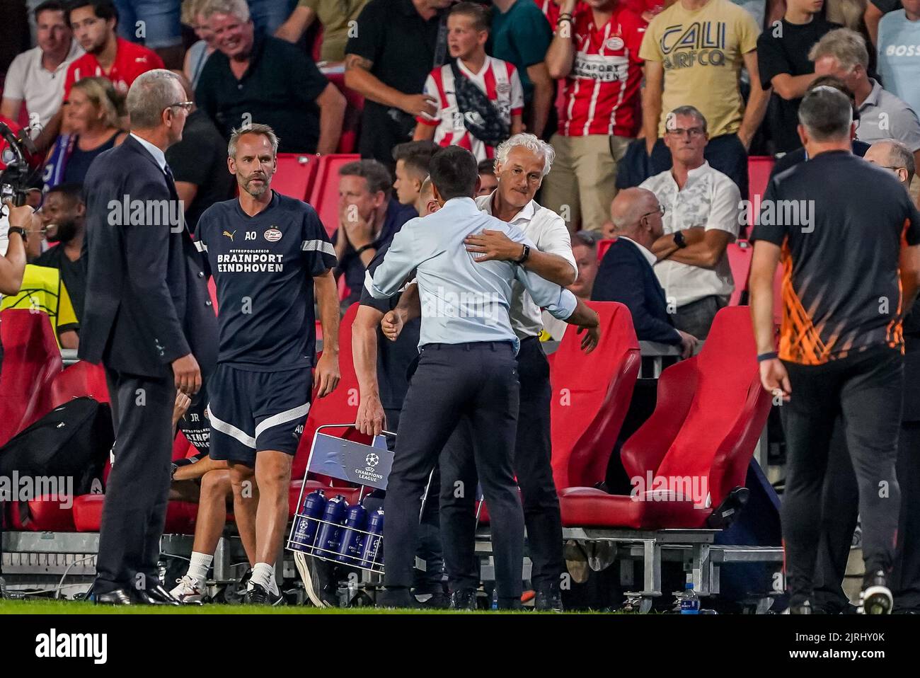 EINDHOVEN, NETHERLANDS AUGUST 24 headcoach Giovanni van Bronckhorst
