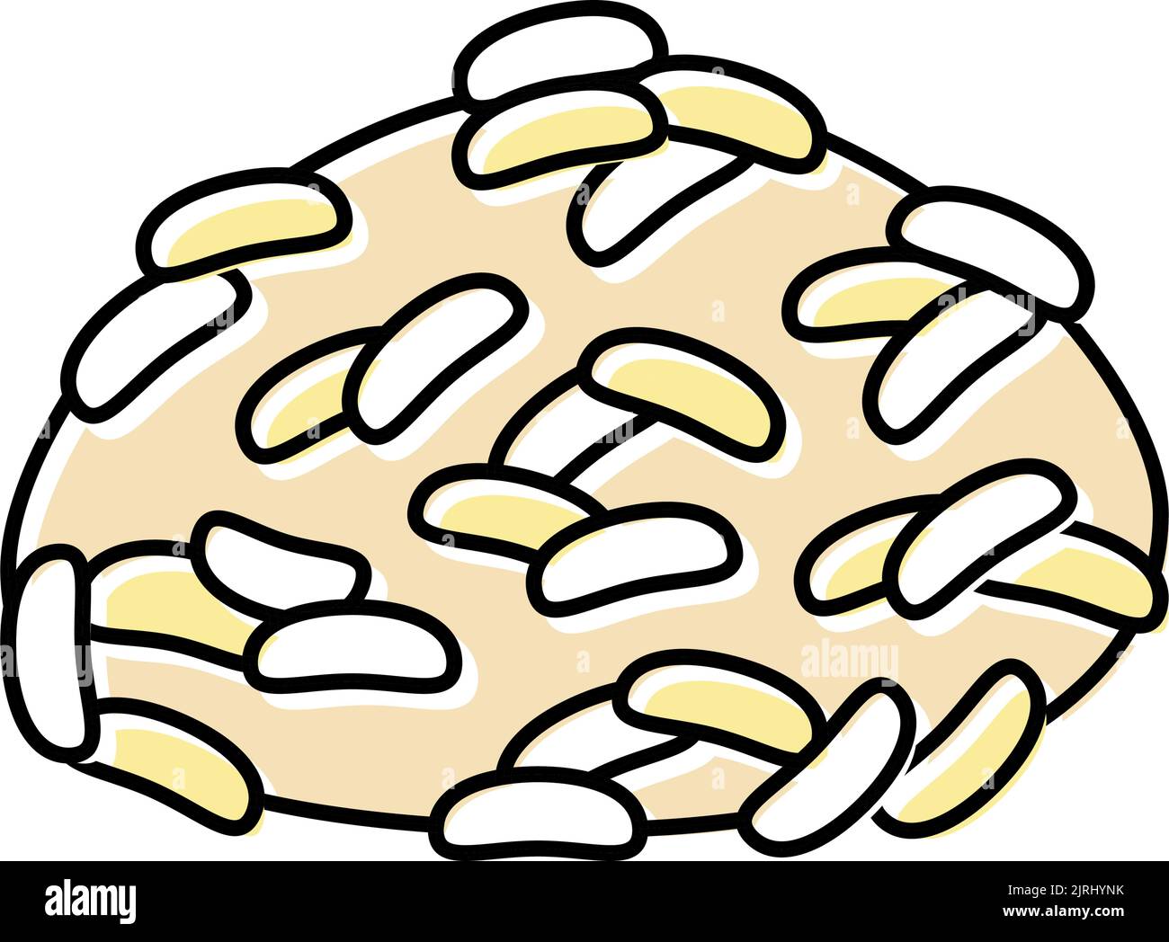 jasmine rice color icon vector illustration Stock Vector Image & Art