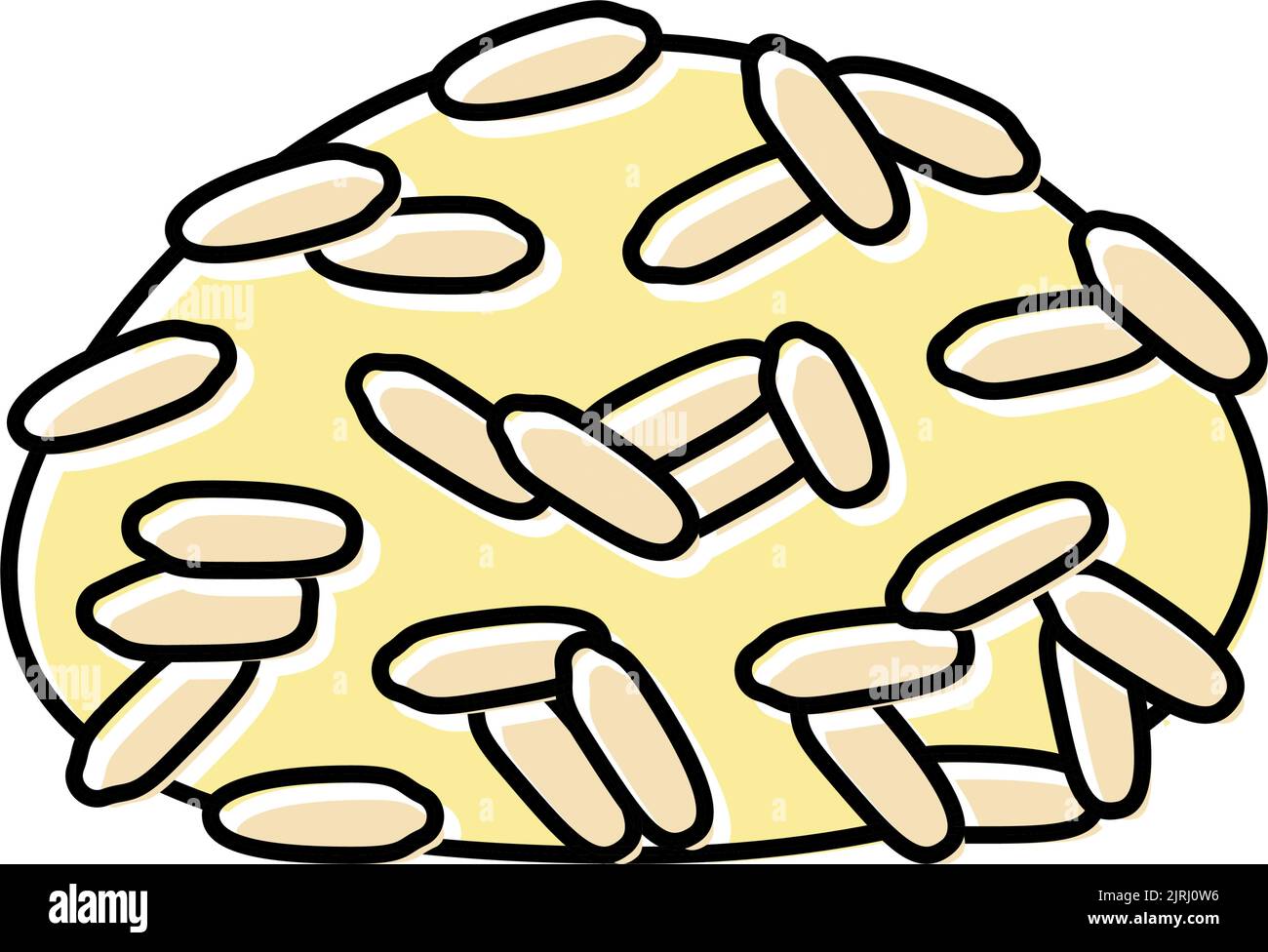 parboiled rice color icon vector illustration Stock Vector Image & Art ...