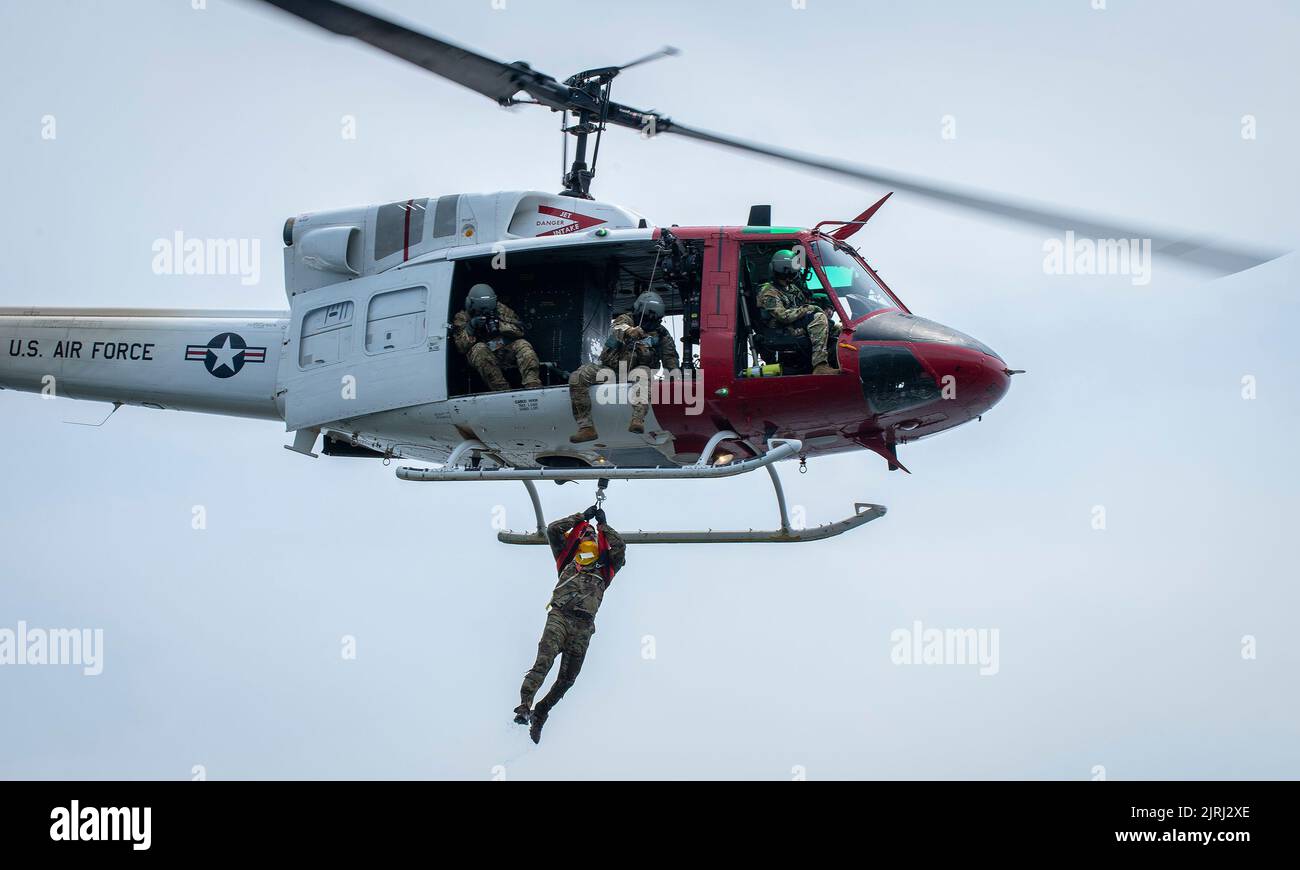 A Survival, Evasion, Resistance and Escape student from the 492nd