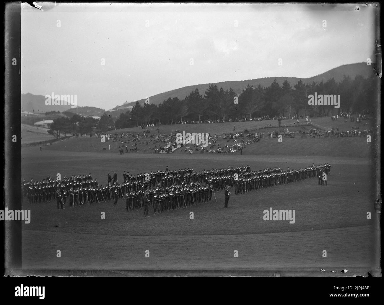 Military Occasion, 25 September 1907, by Fred Brockett. Stock Photo