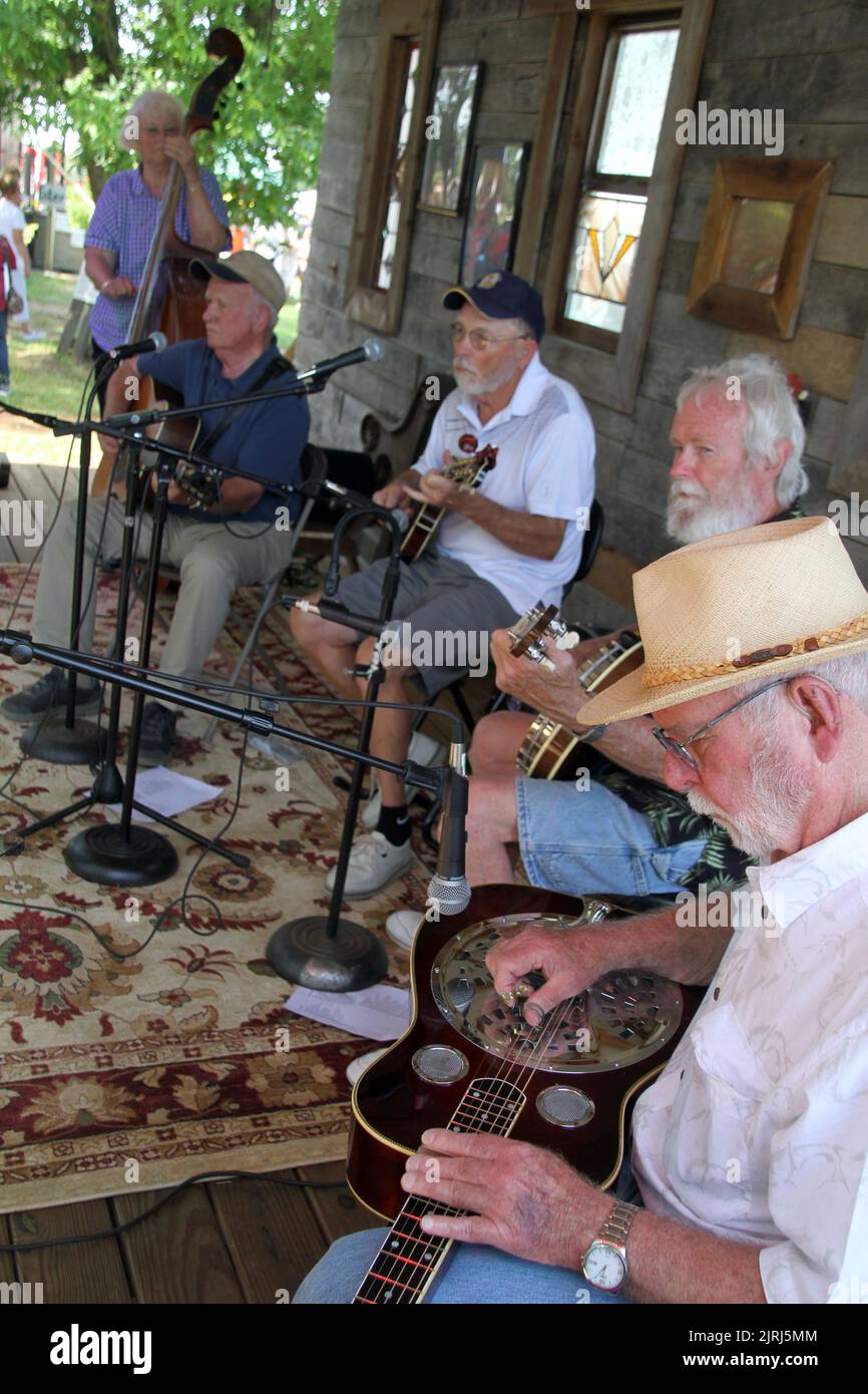 The bluegrass band 