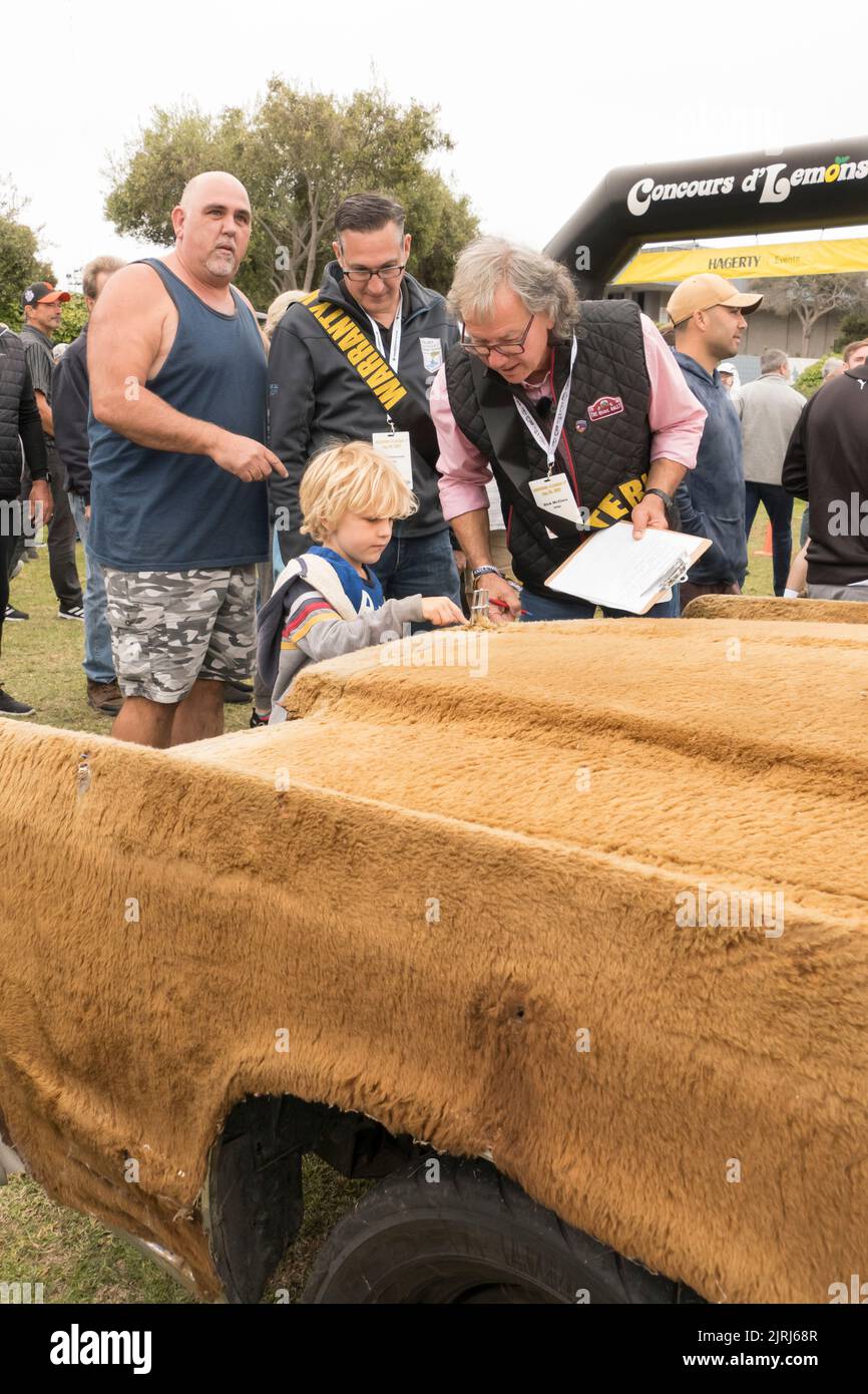 The Concours of  Lemons car show in Monterey California USA Stock Photo