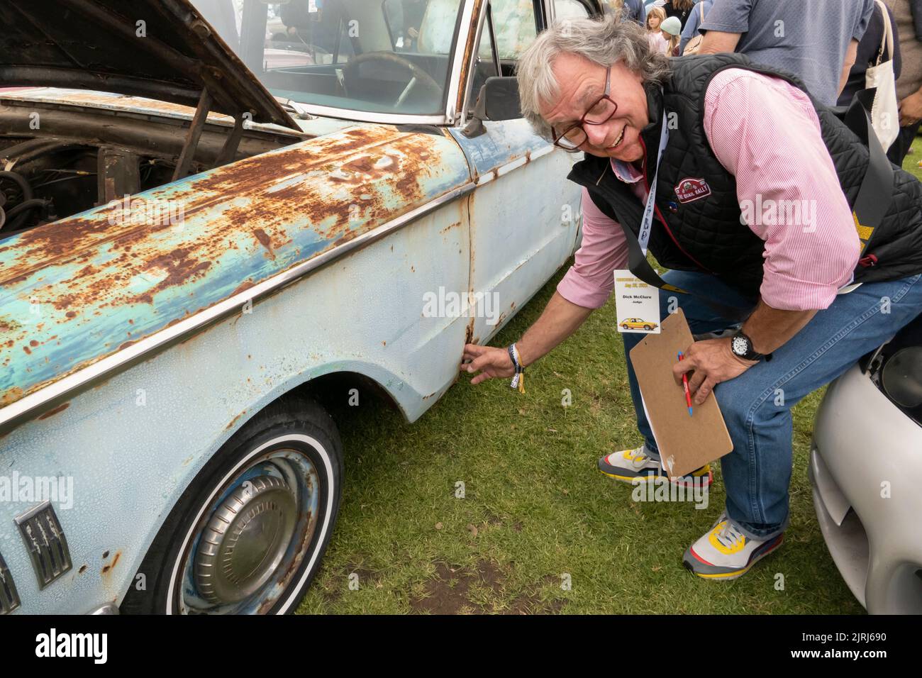 The Concours of Lemons car show in Monterey California USA Stock Photo