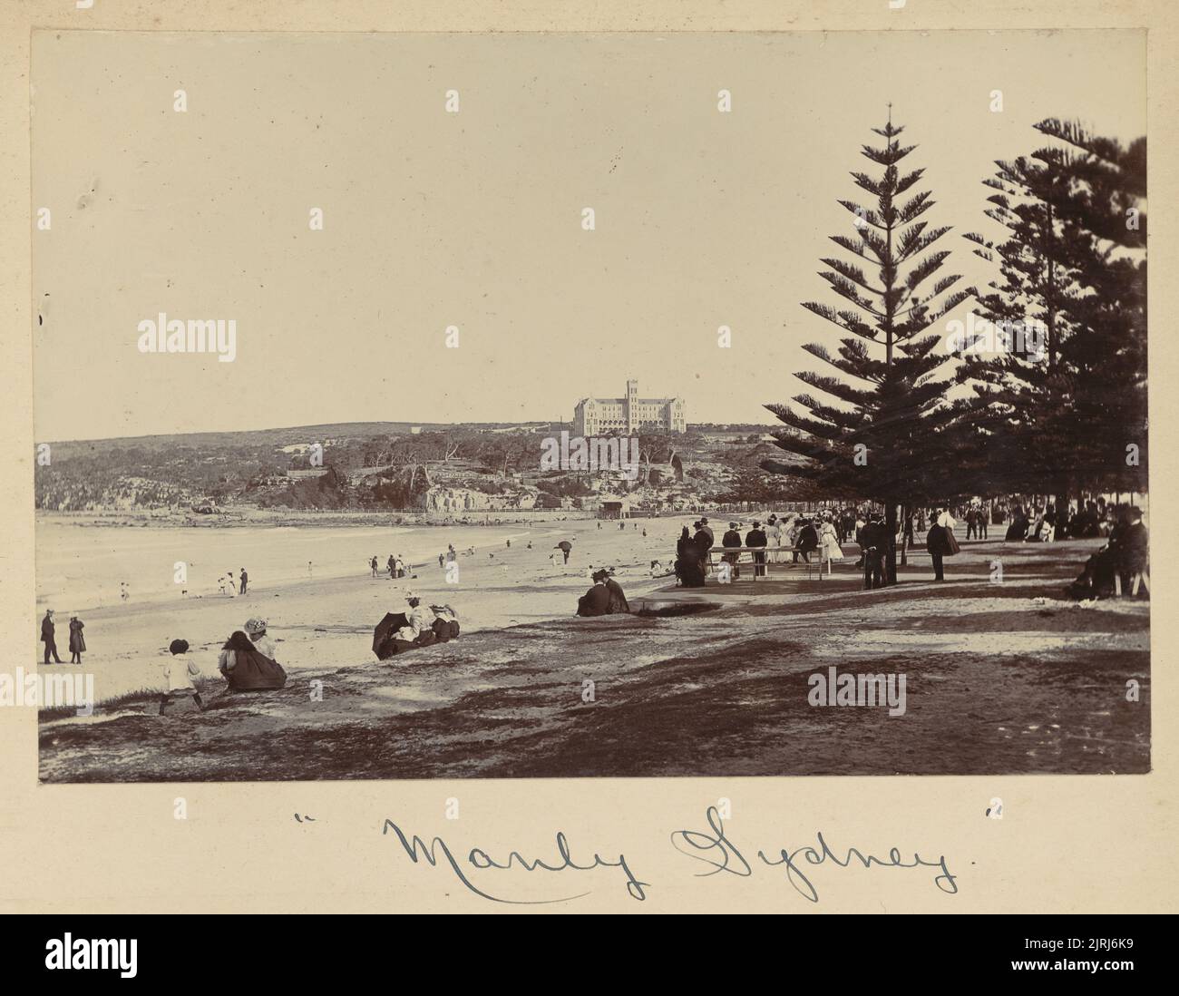 Manly, Sydney, circa 1897, Sydney, maker unknown. Stock Photo