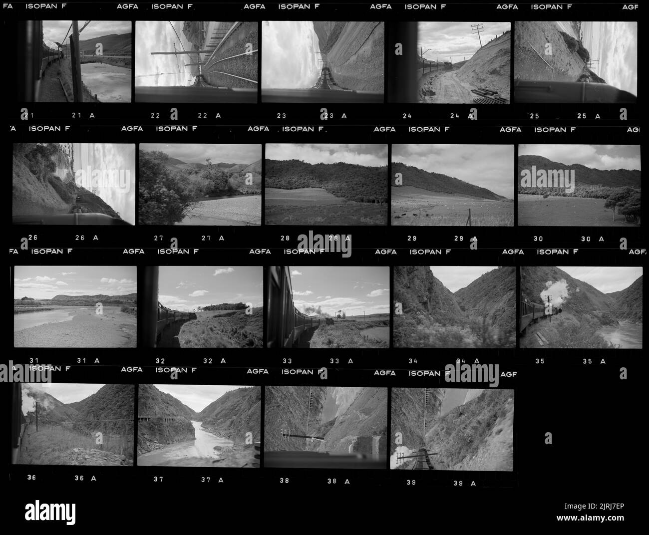 Views of Manawatu and Kapiti Coast District from a train, September