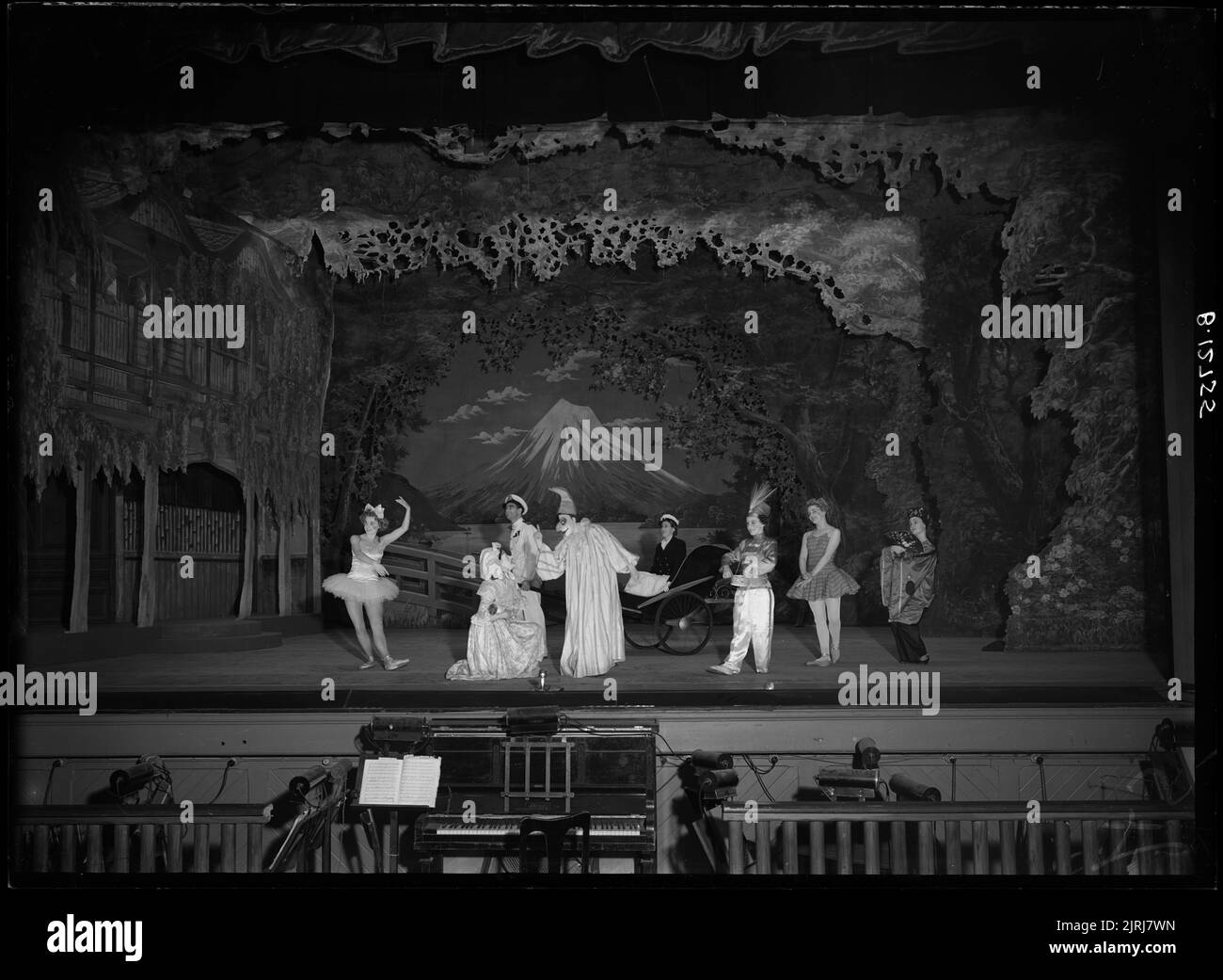 Performance of the Opera "Madam Butterfly", circa 1938, by William Hall