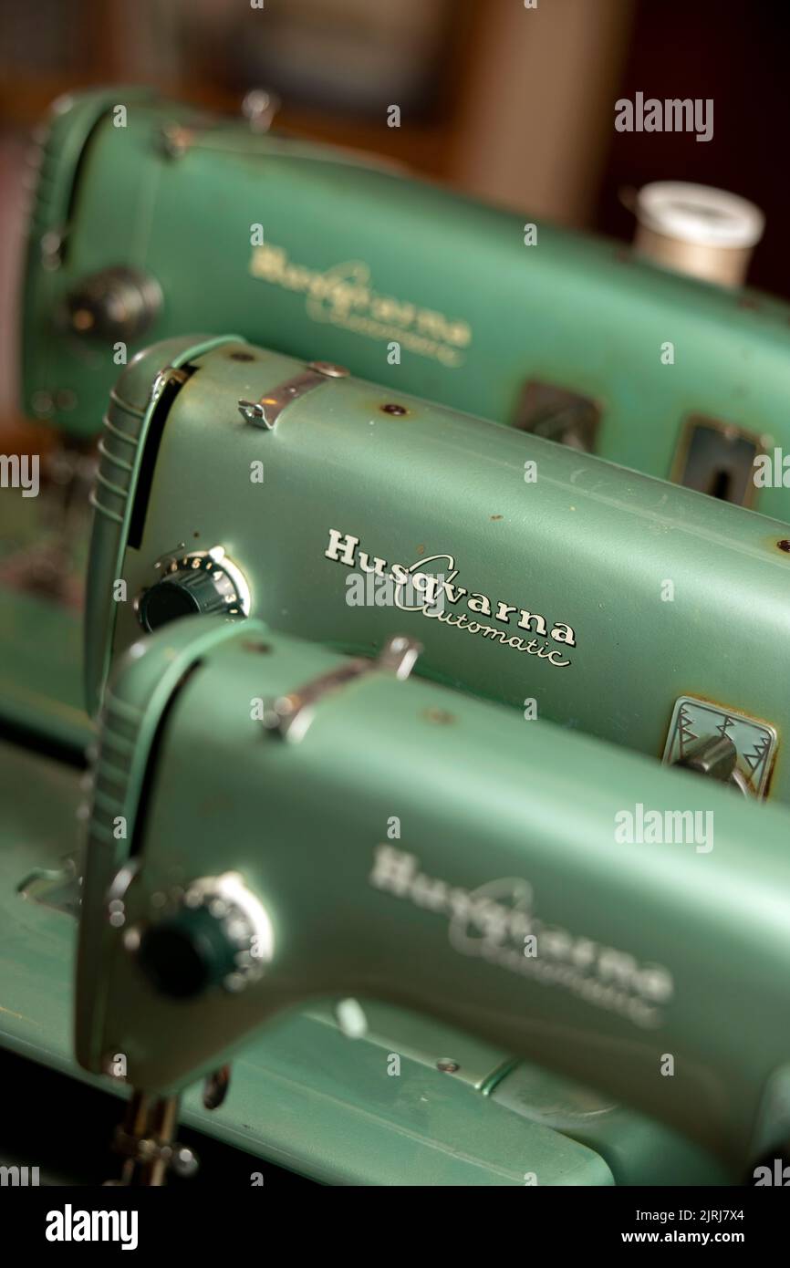 Husqvarna sewing machine, type 21 Stock Photo