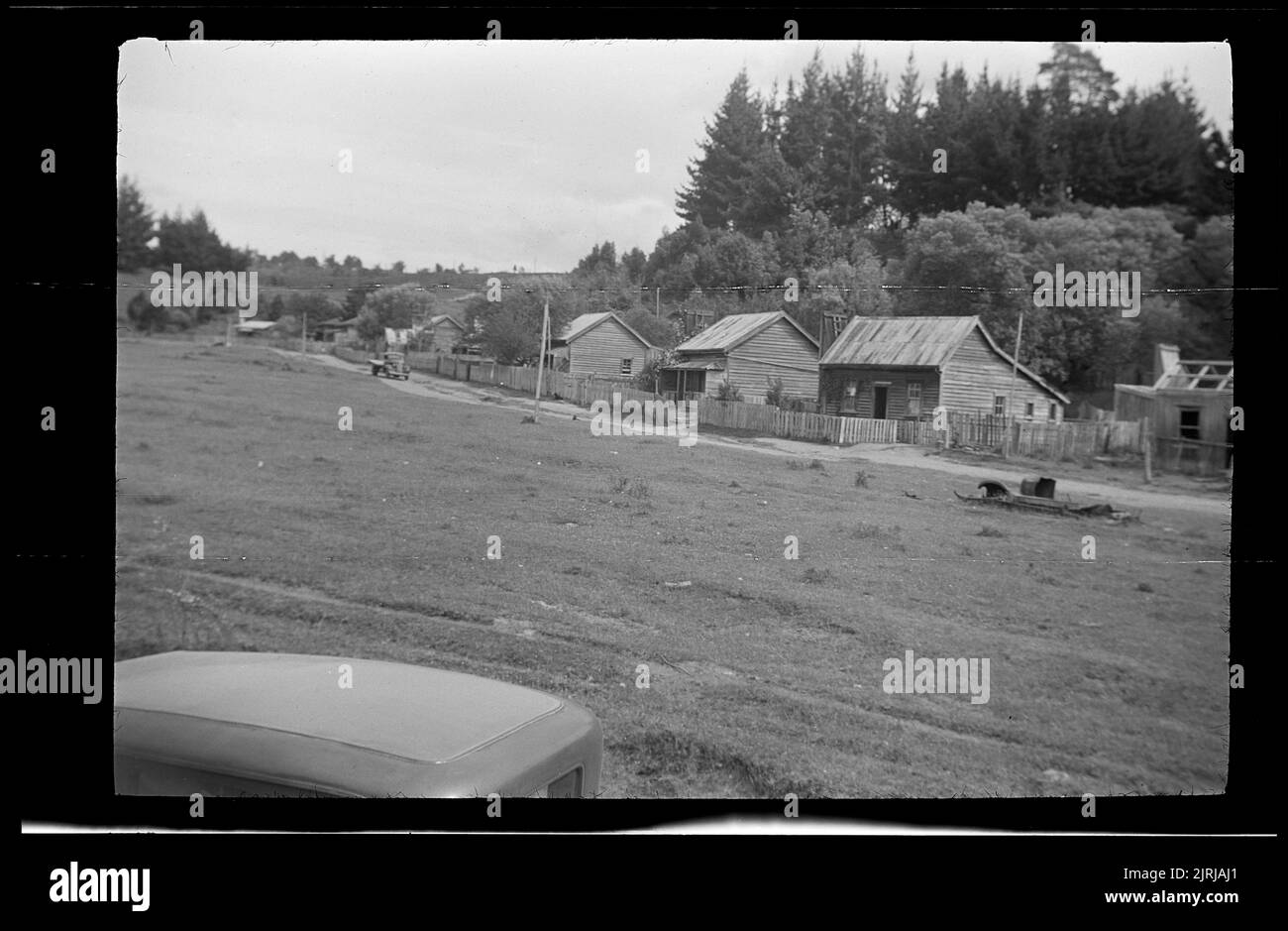 Residential houses in countryside surroundings, Taupo trip, December