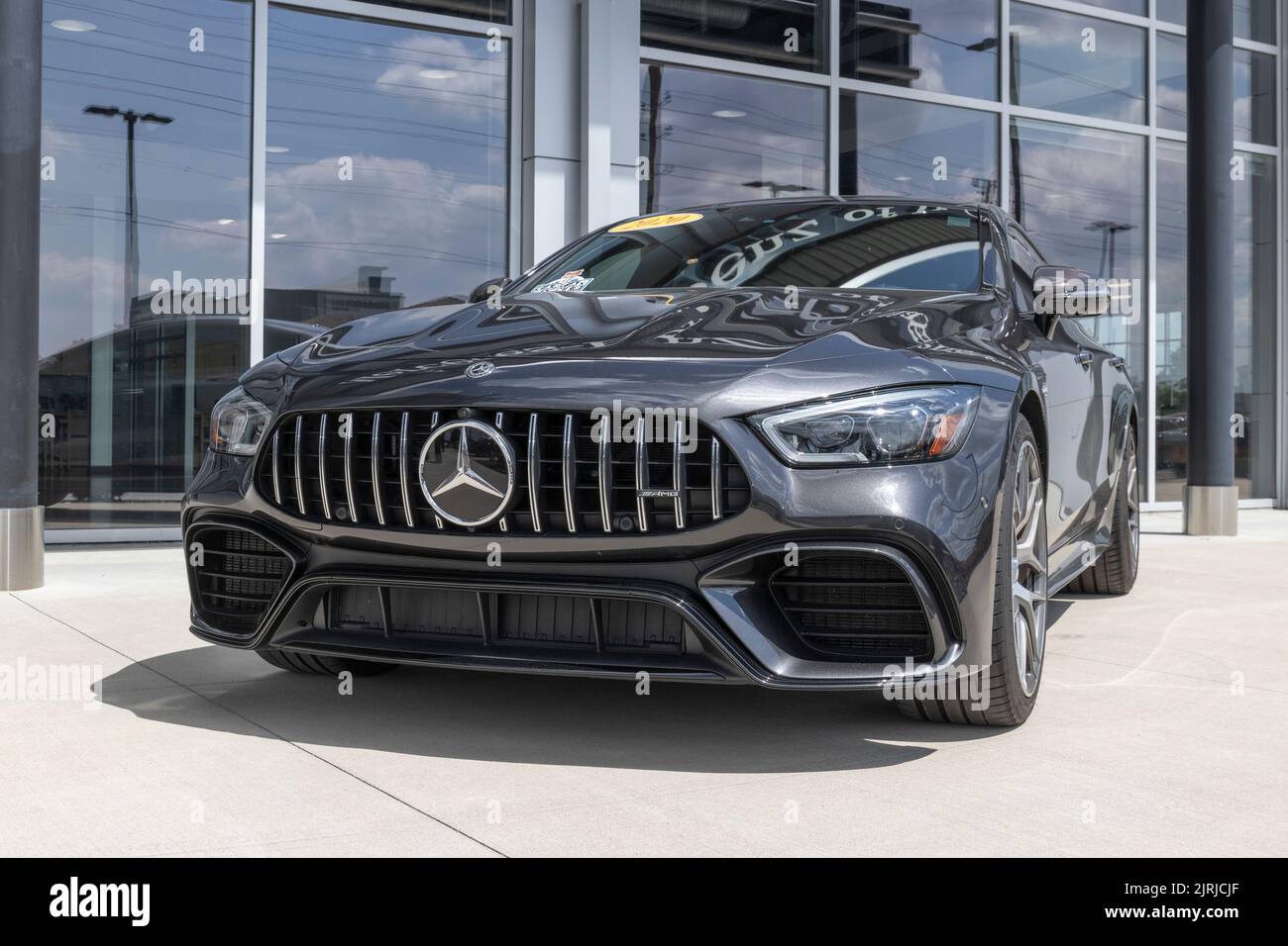 Indianapolis Circa August 2022 Used Mercedes AMG GT 63 S. With