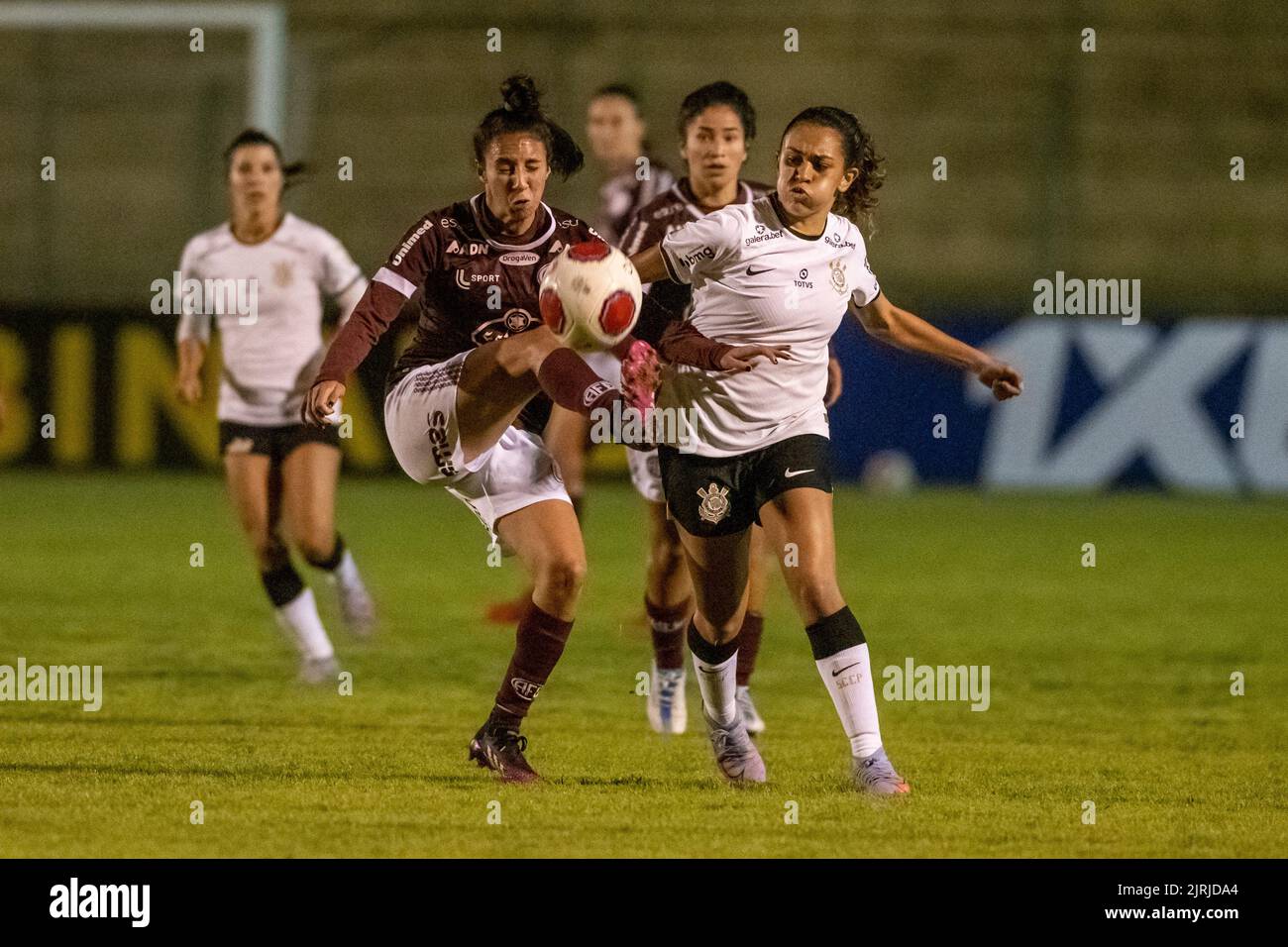 Mogi Das Cruzes, Brazil. 24th Aug, 2022. Yngrid da Ferroviaria during a  match between Corinthians x Ferroviaria valid for the 3rd round of the  Campeonato Paulista Feminino 2022 held at Estádio Nogueirão