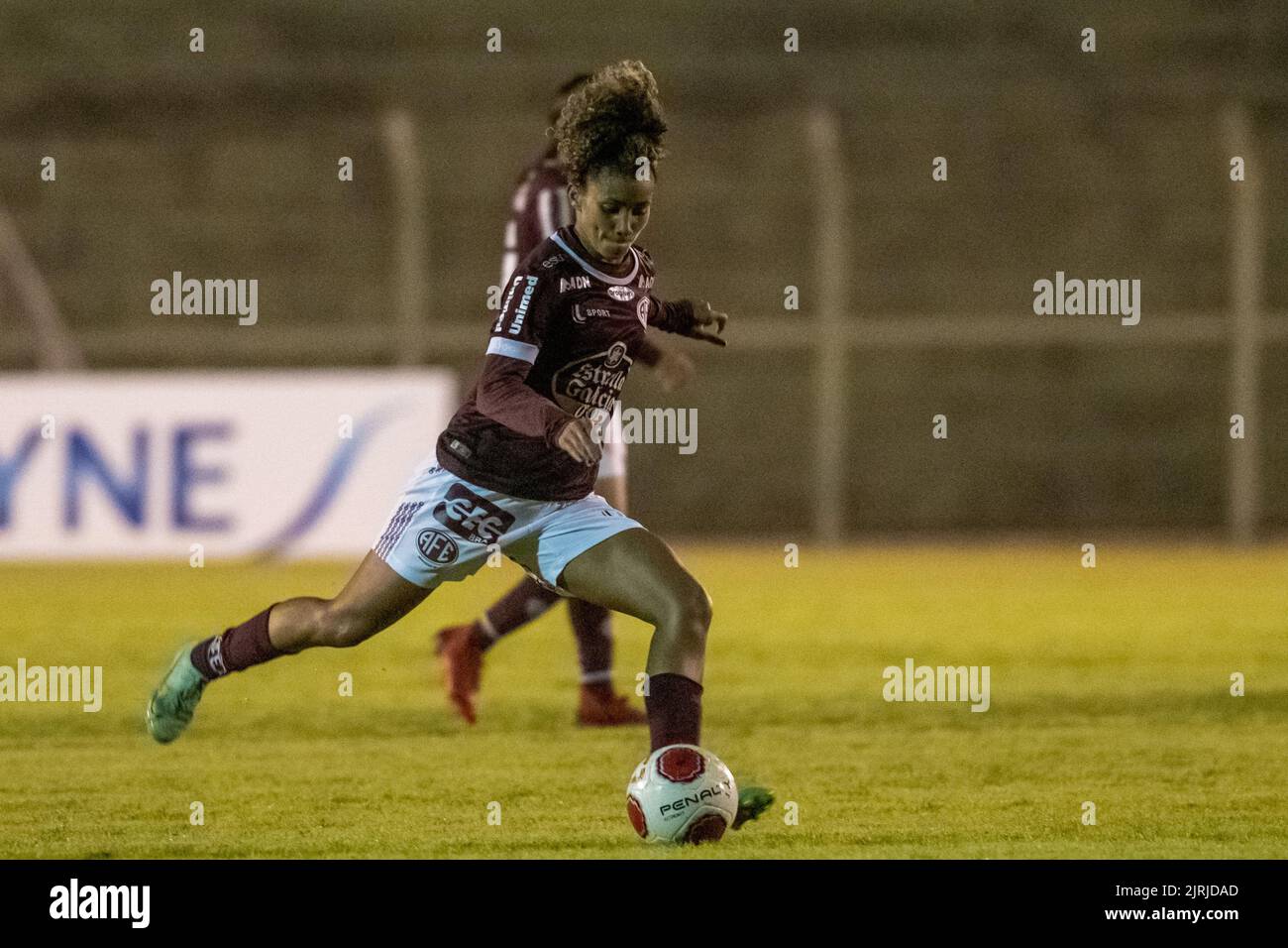 Mogi Das Cruzes, Brazil. 24th Aug, 2022. Yngrid da Ferroviaria during a  match between Corinthians x Ferroviaria valid for the 3rd round of the  Campeonato Paulista Feminino 2022 held at Estádio Nogueirão