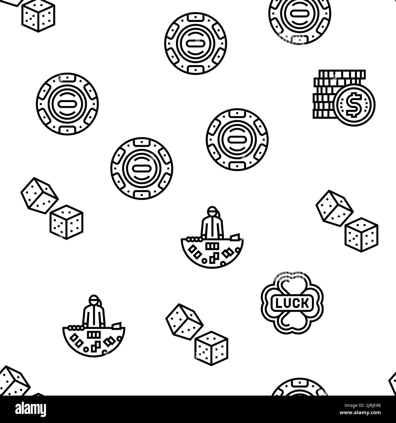 Poker card seven black diamond Stock Vector Images - Alamy