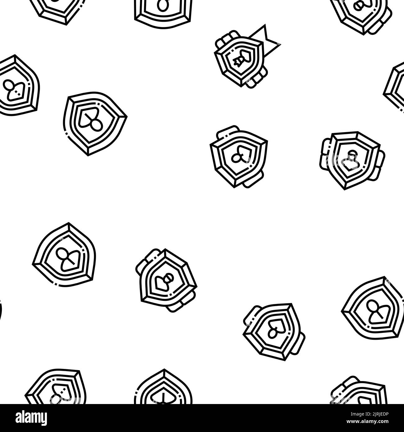 Pattern For Progress Game Progress Award And Medal vector seamless pattern Stock Vector ...