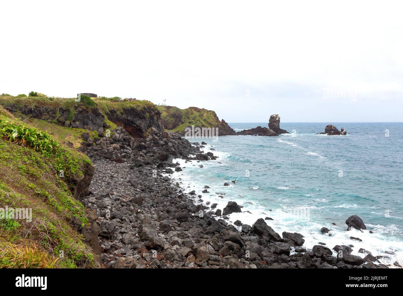 Seopjikoji Beach in Jeju island, Korea Stock Photo - Alamy